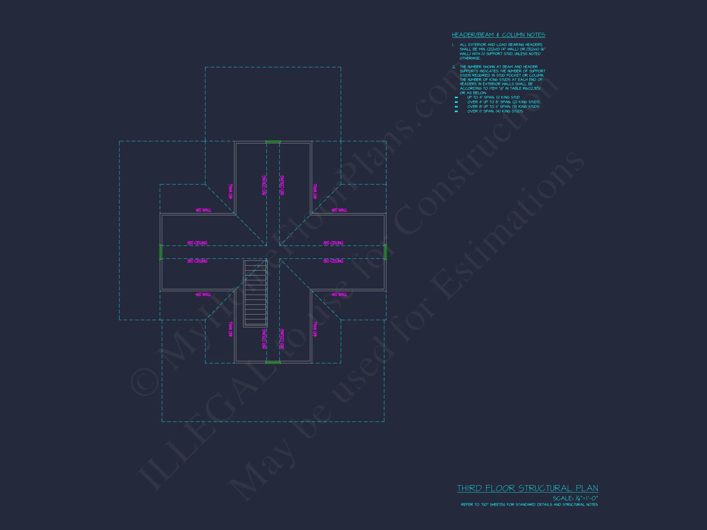 19-2008 HOUSE PLAN - Traditional House Floor Plan with Detailed CAD Designs 12 Traditional house Floor Plan with Detailed CAD Designs
