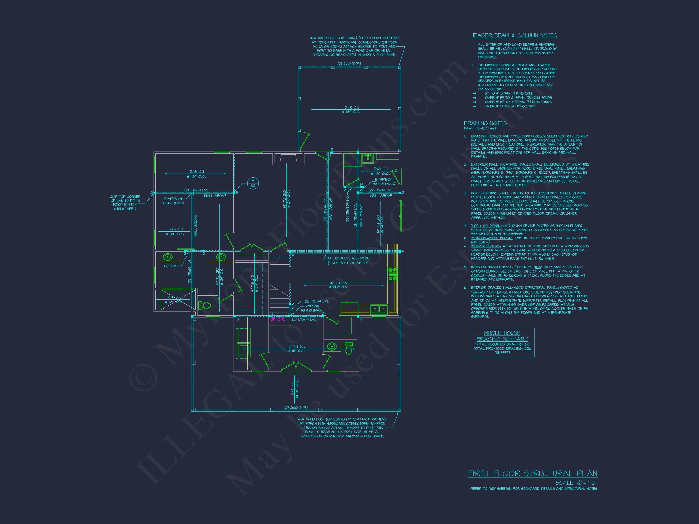 19-2008 HOUSE PLAN - Traditional House Floor Plan with Detailed CAD Designs 10 Traditional house Floor Plan with Detailed CAD Designs