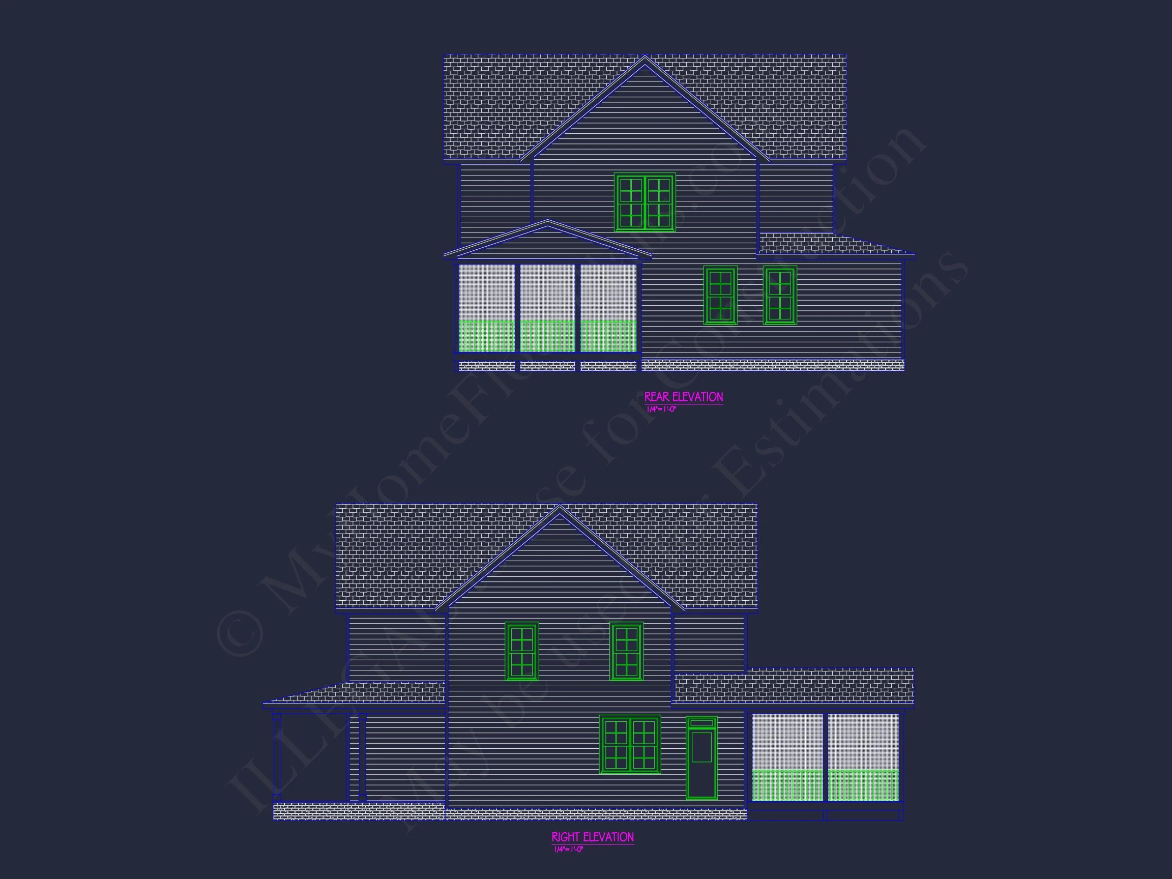 19-2008 HOUSE PLAN - Traditional House Floor Plan with Detailed CAD Designs 3 Traditional house Floor Plan with Detailed CAD Designs
