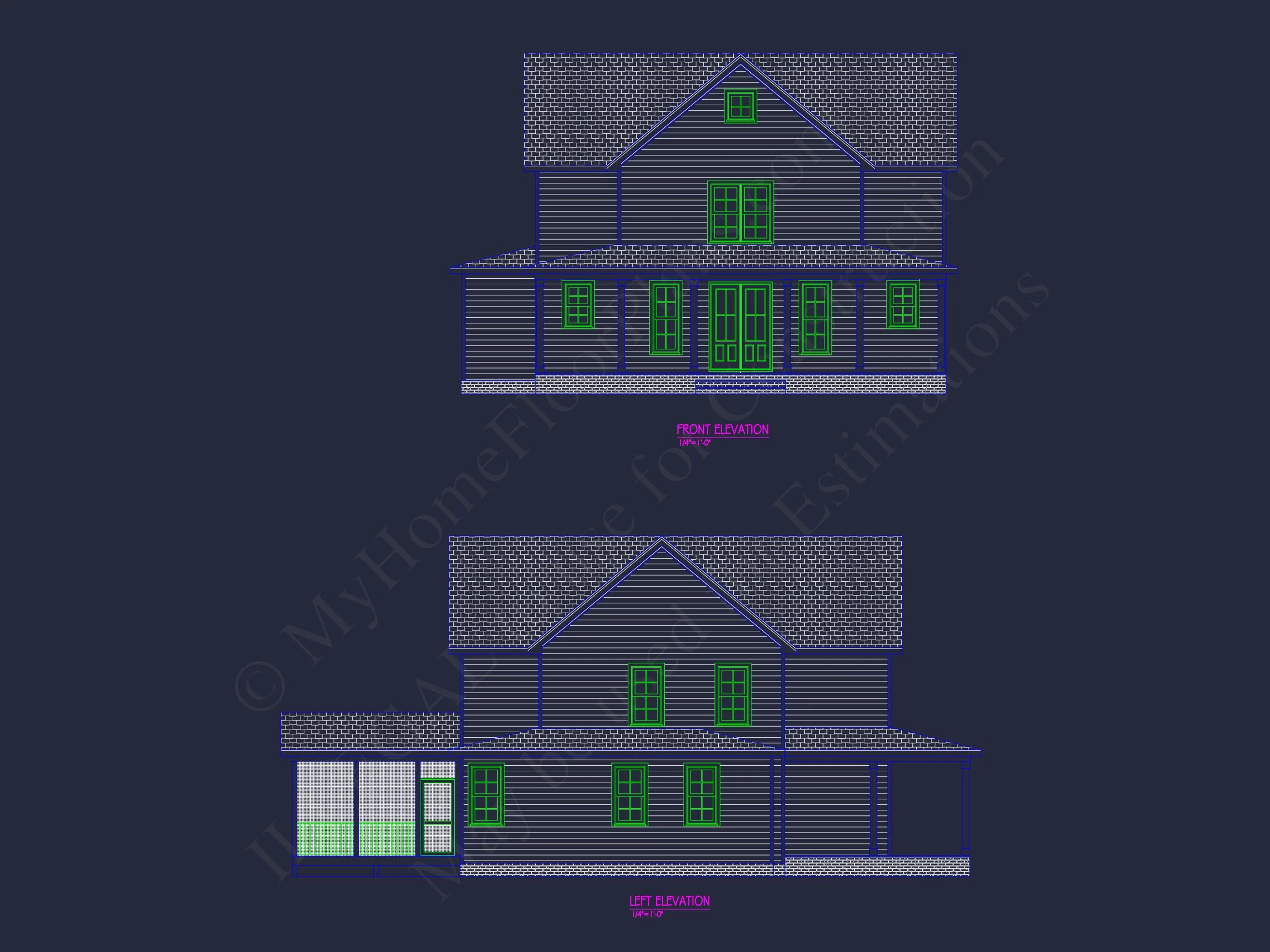 19-2008 HOUSE PLAN - Traditional House Floor Plan with Detailed CAD Designs 2 Traditional house Floor Plan with Detailed CAD Designs