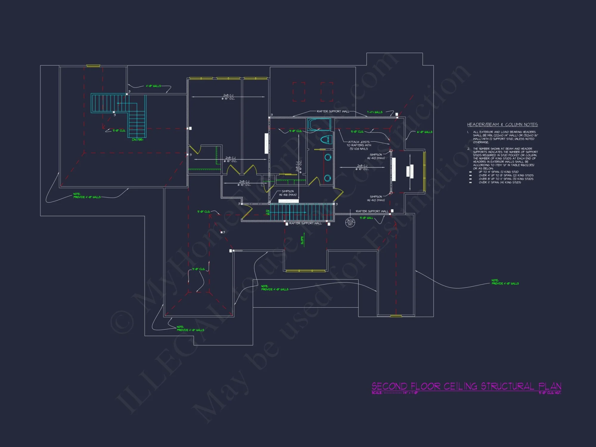 Elegant house Floor Plan with Detailed CAD Designs & Blueprints