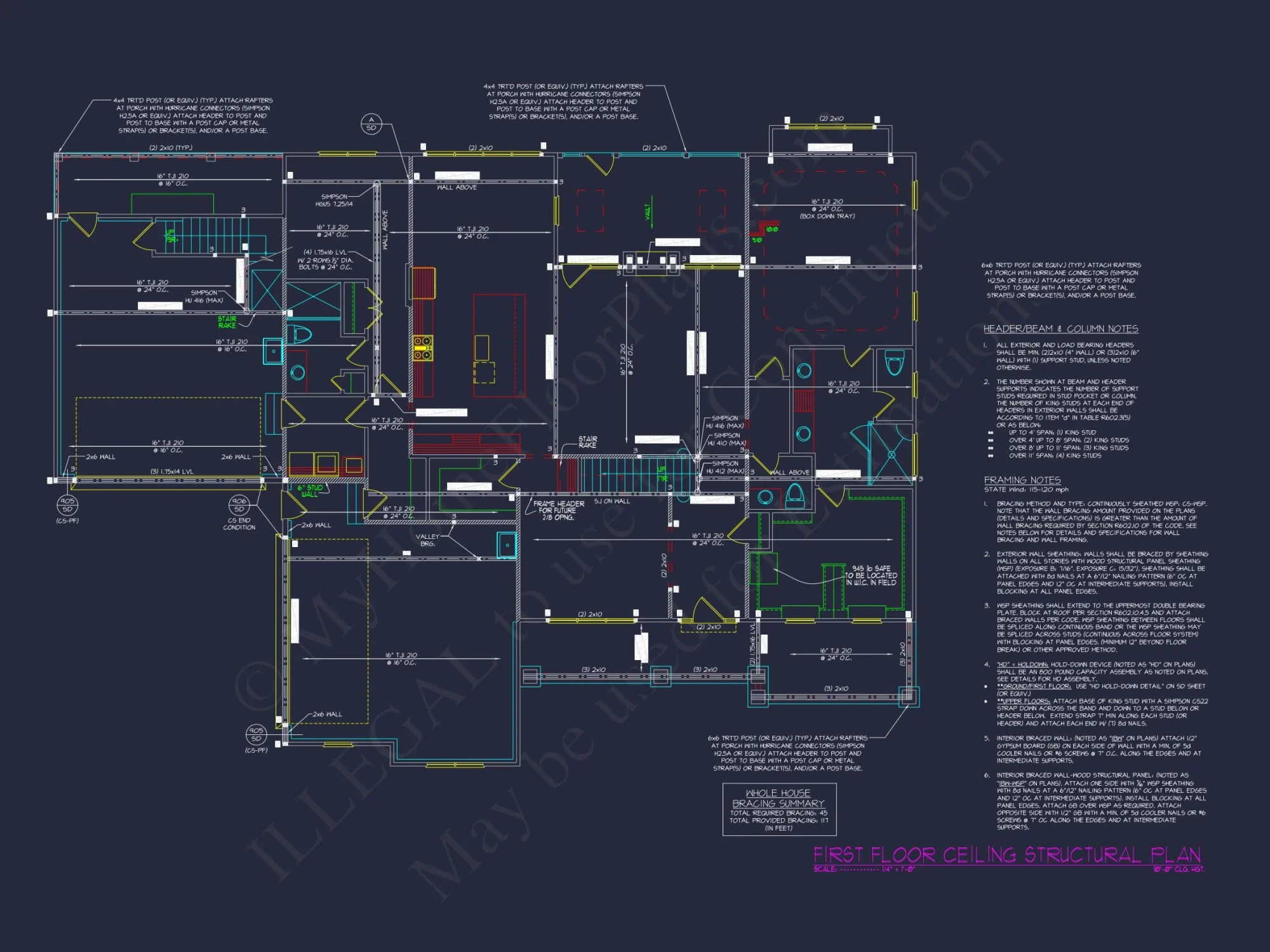 Elegant house Floor Plan with Detailed CAD Designs & Blueprints