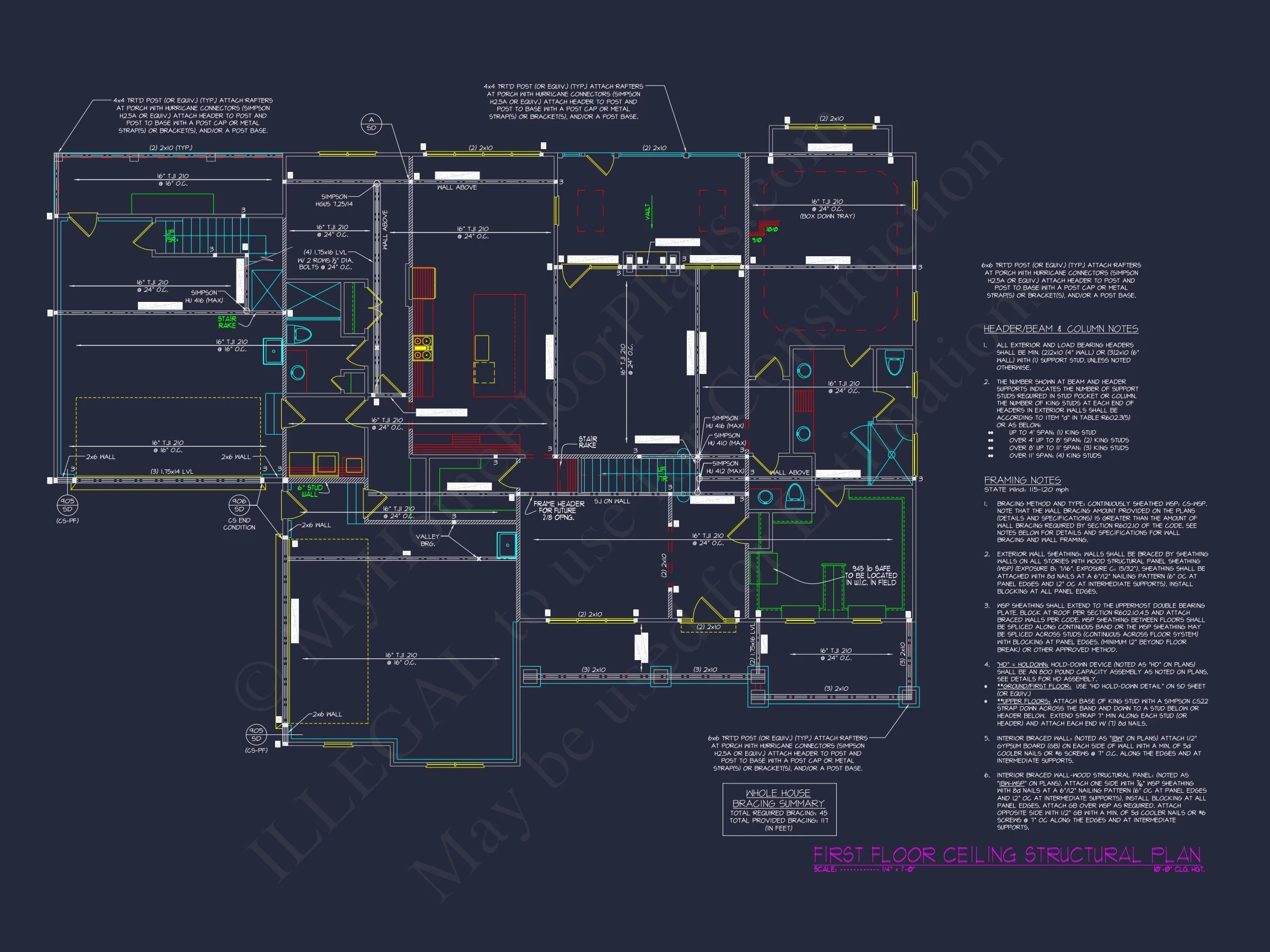 Elegant house Floor Plan with Detailed CAD Designs & Blueprints