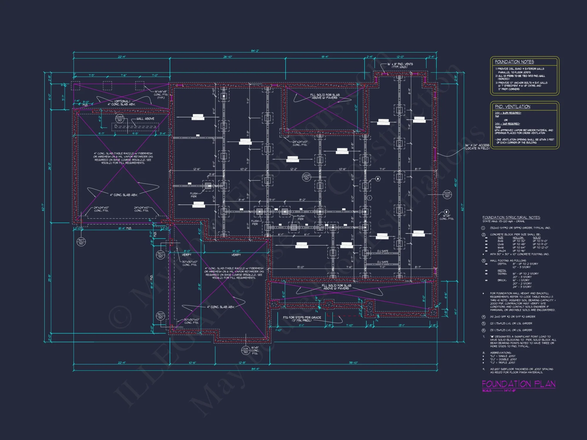 Elegant house Floor Plan with Detailed CAD Designs & Blueprints