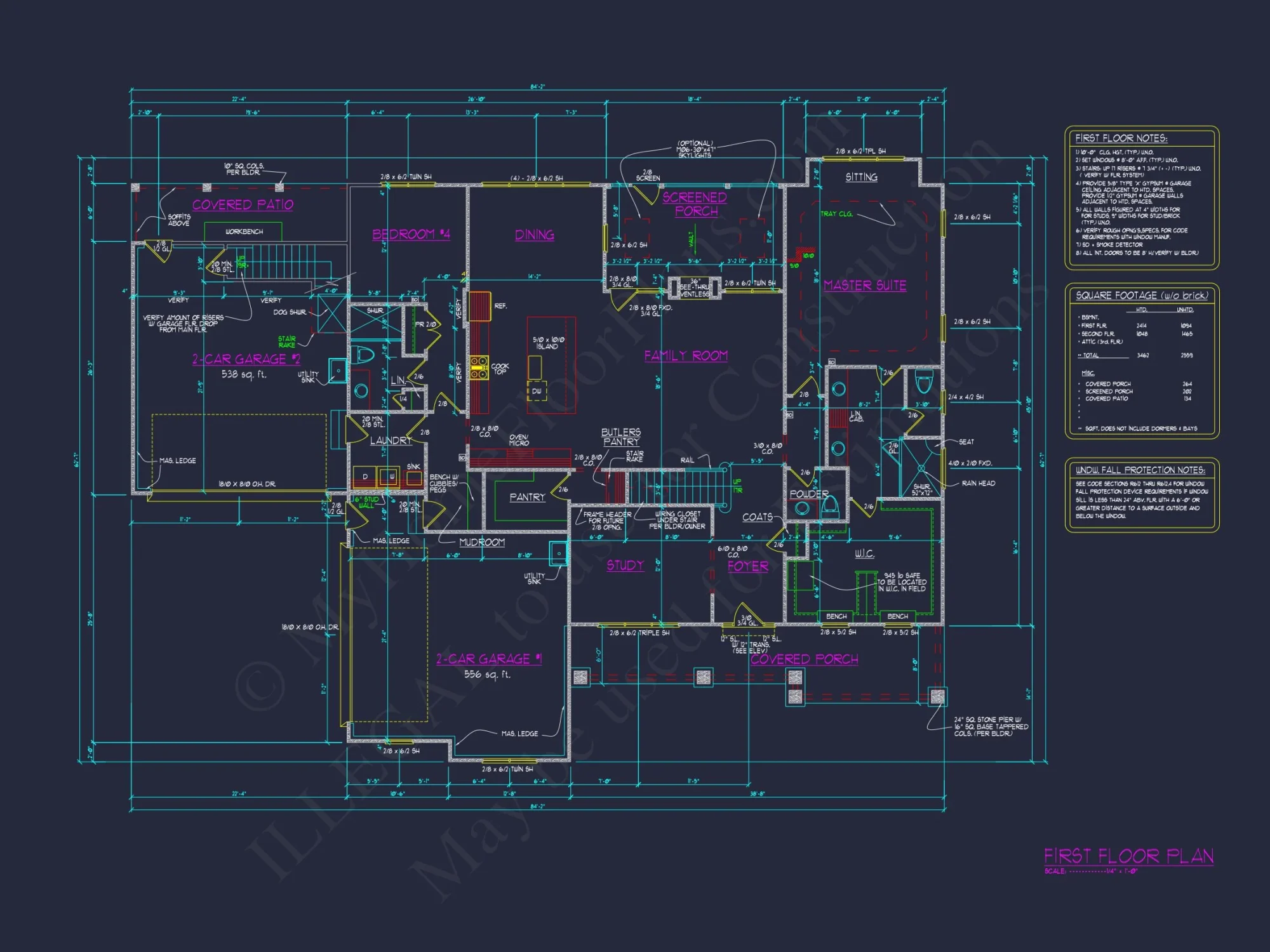 Elegant house Floor Plan with Detailed CAD Designs & Blueprints