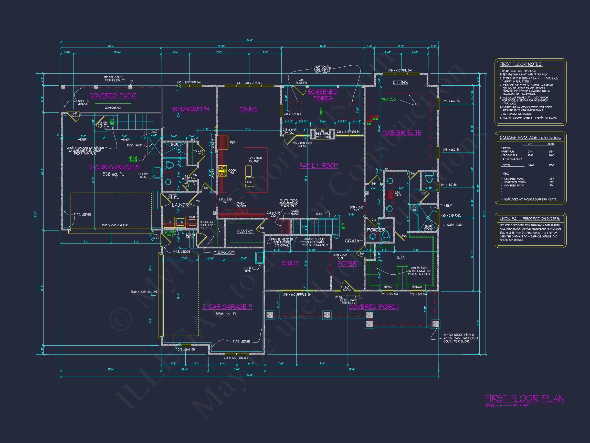 Elegant house Floor Plan with Detailed CAD Designs & Blueprints