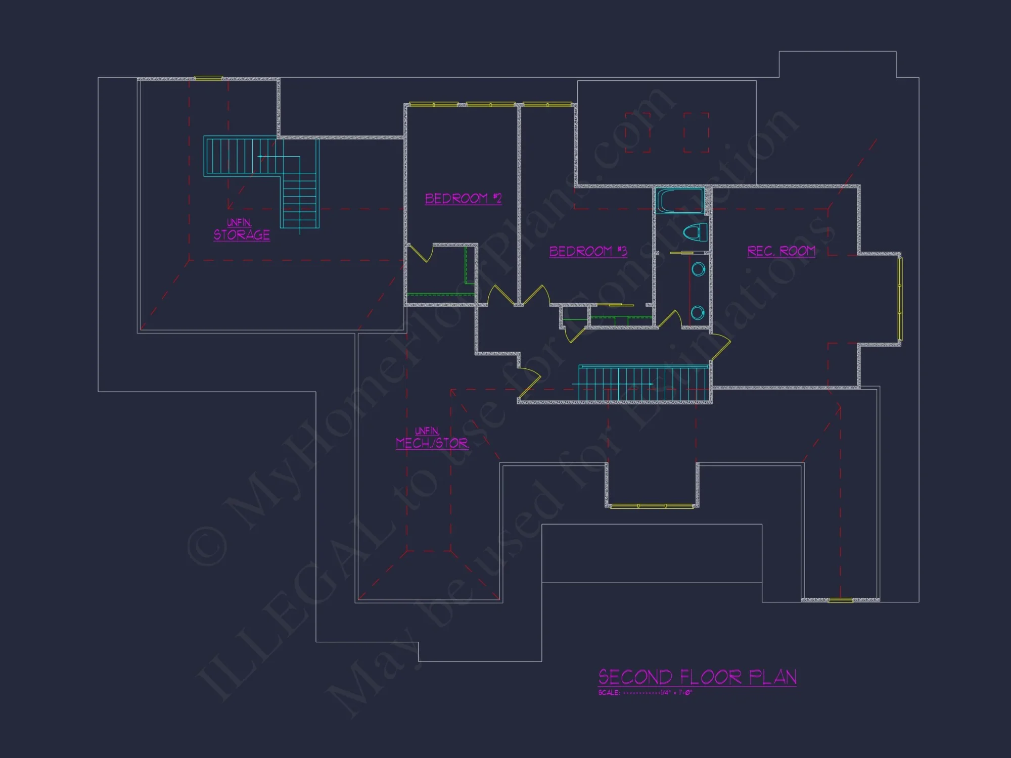Elegant house Floor Plan with Detailed CAD Designs & Blueprints