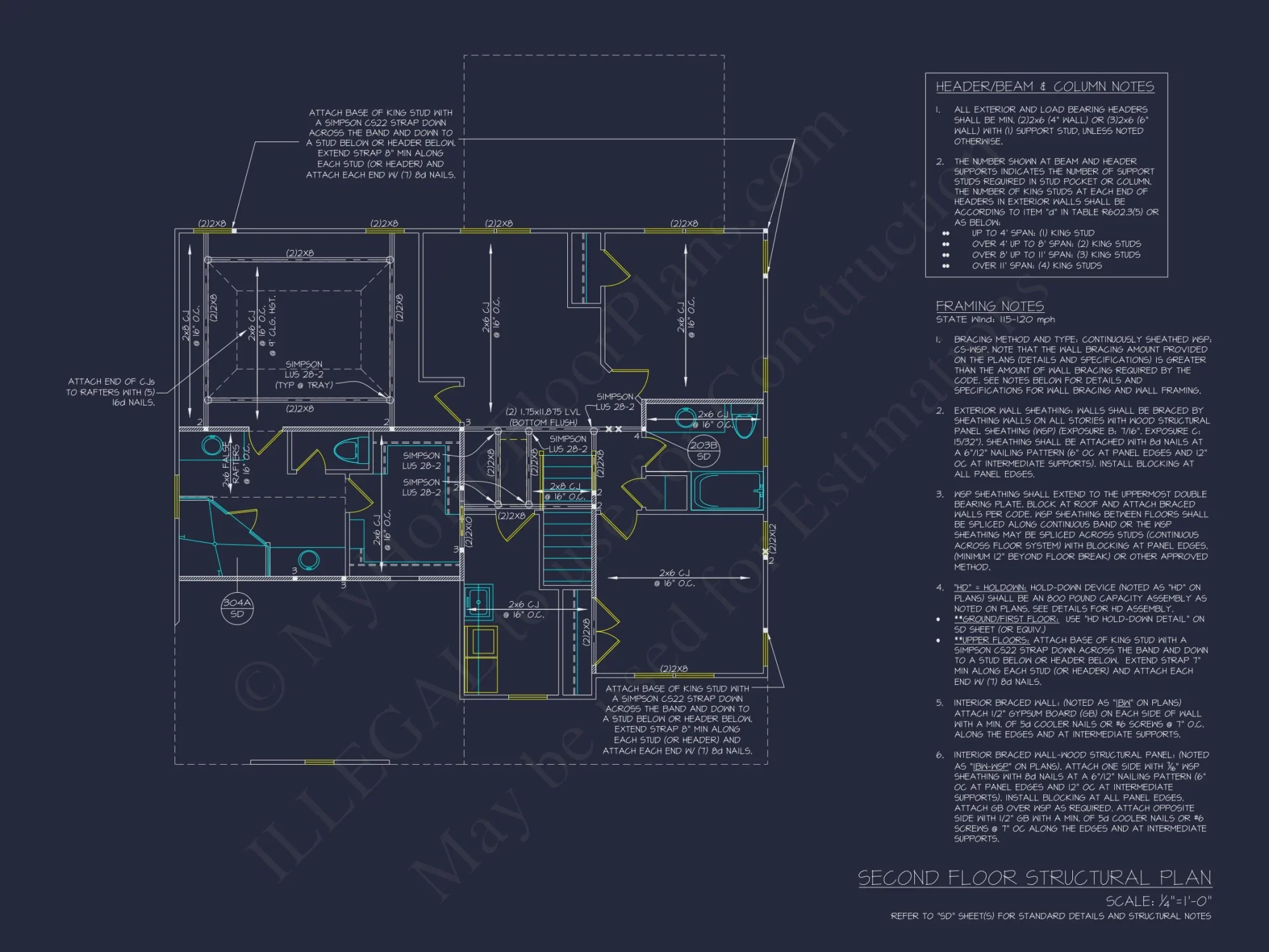 Traditional Craftsman house Plan with Open Floor Plan Design