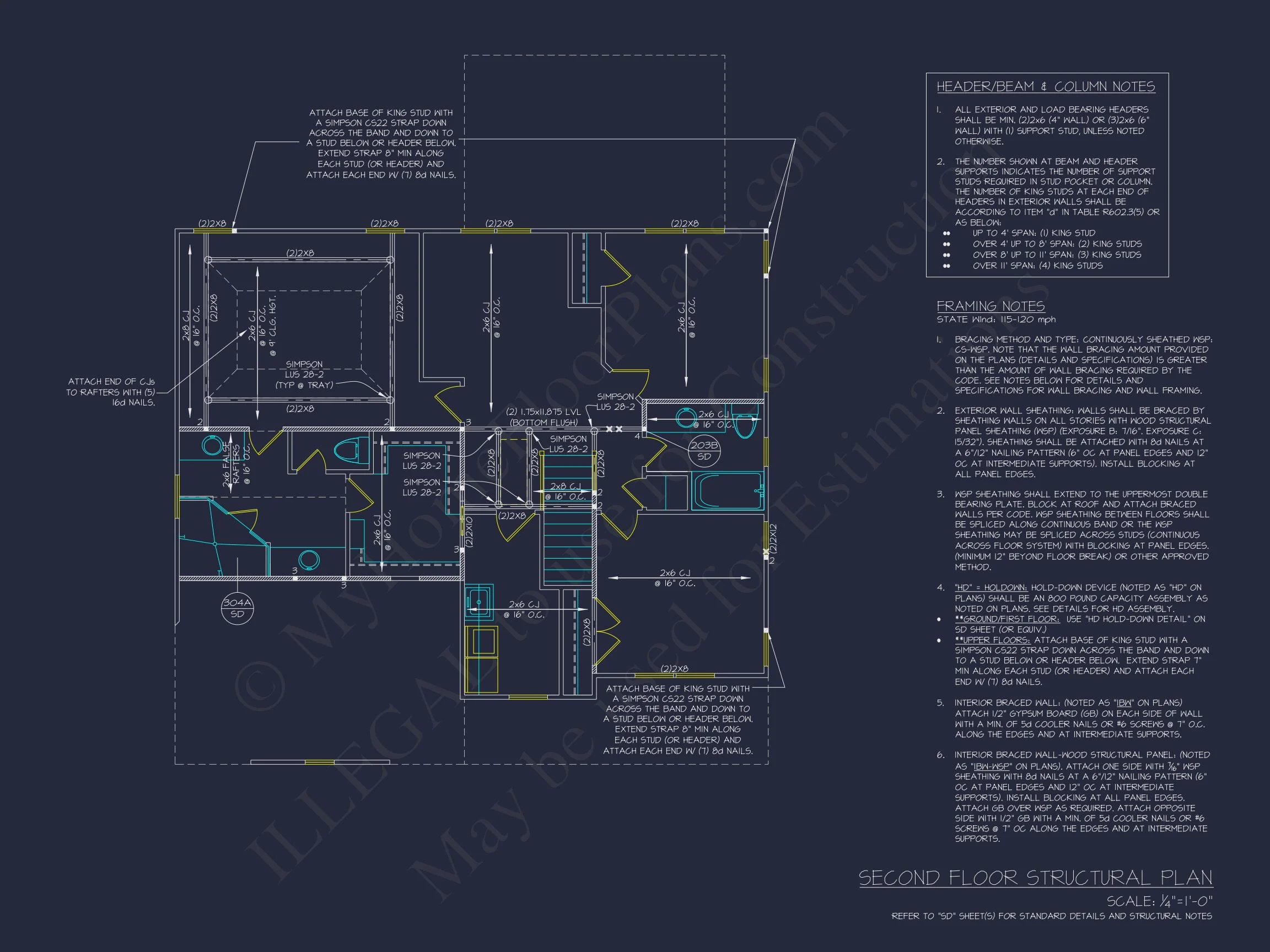 Traditional Craftsman house Plan with Open Floor Plan Design