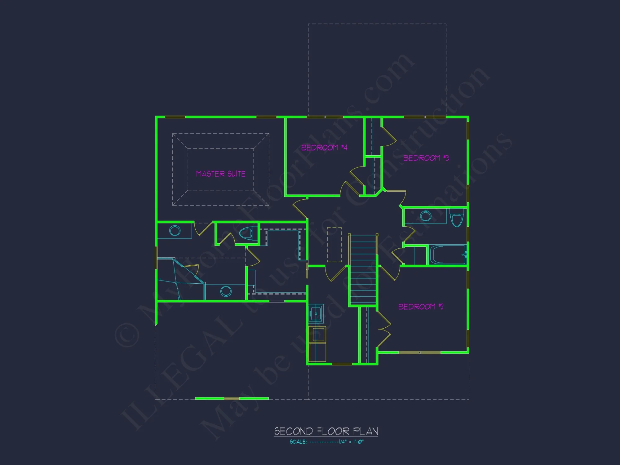 Traditional Craftsman house Plan with Open Floor Plan Design