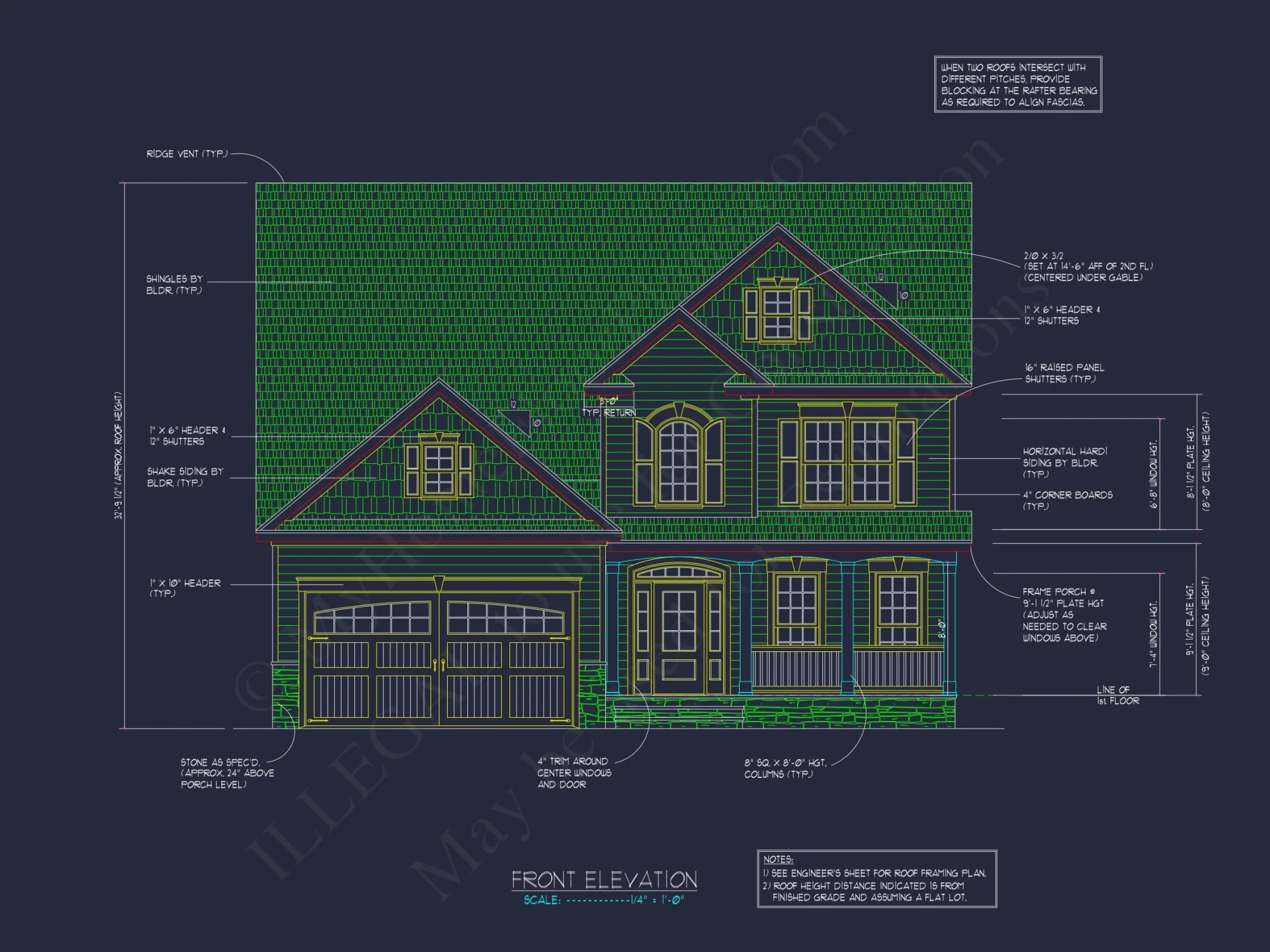 Traditional Craftsman house Plan with Open Floor Plan Design