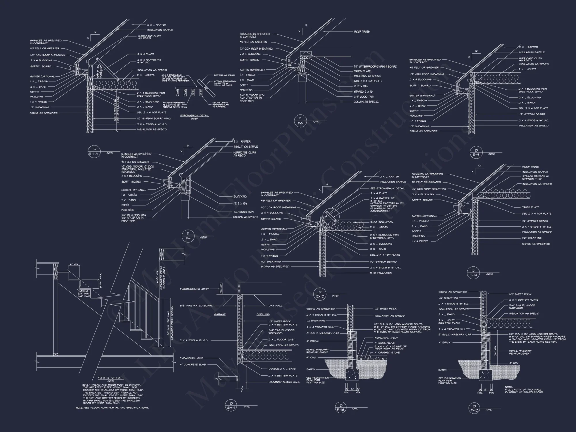 Craftsman house Plan with Detailed Floor Plan and CAD Designs