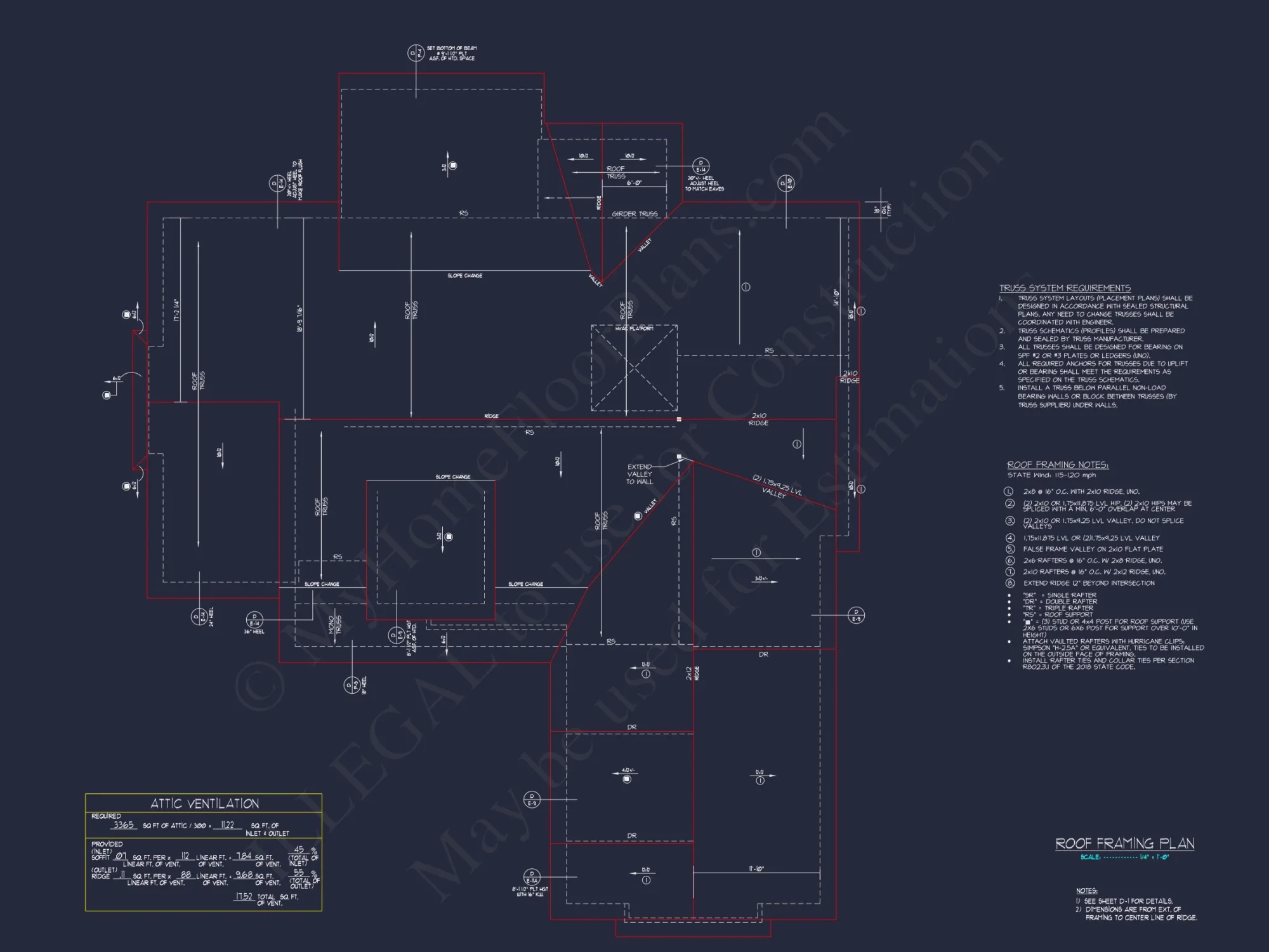 Craftsman house Plan with Detailed Floor Plan and CAD Designs