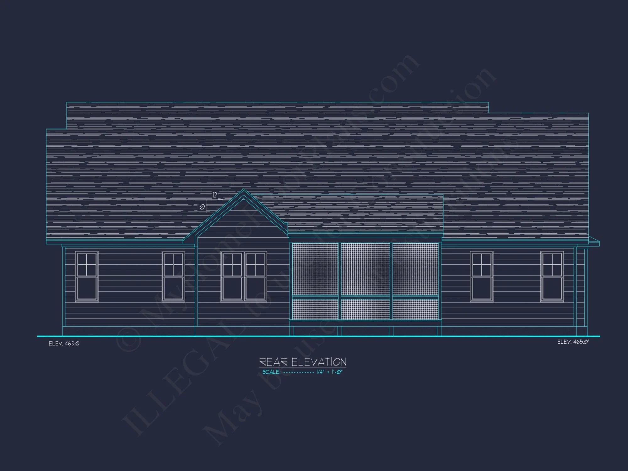 Craftsman house Plan with Detailed Floor Plan and CAD Designs