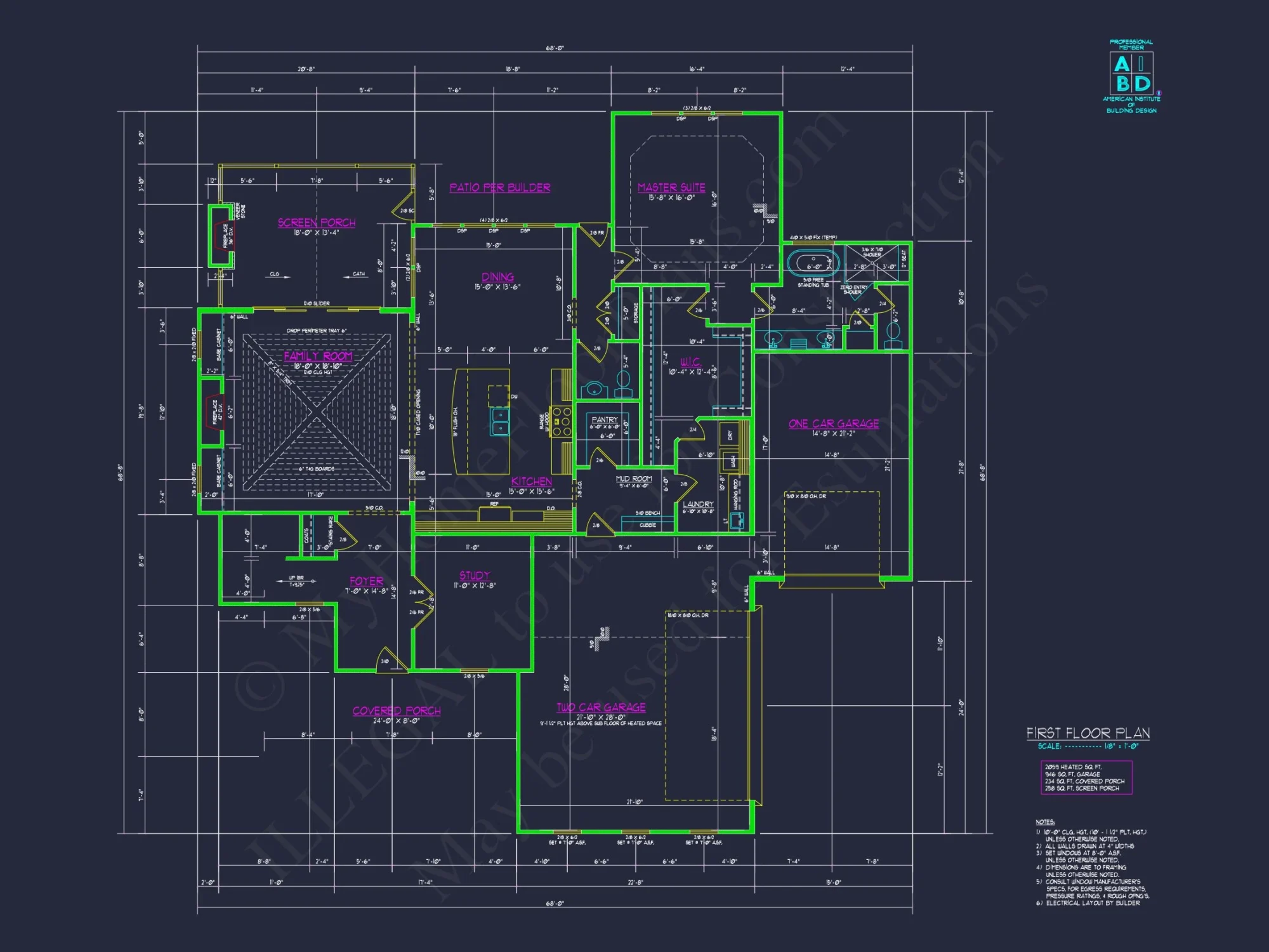 Modern Craftsman house Plan with Spacious Floor Designs