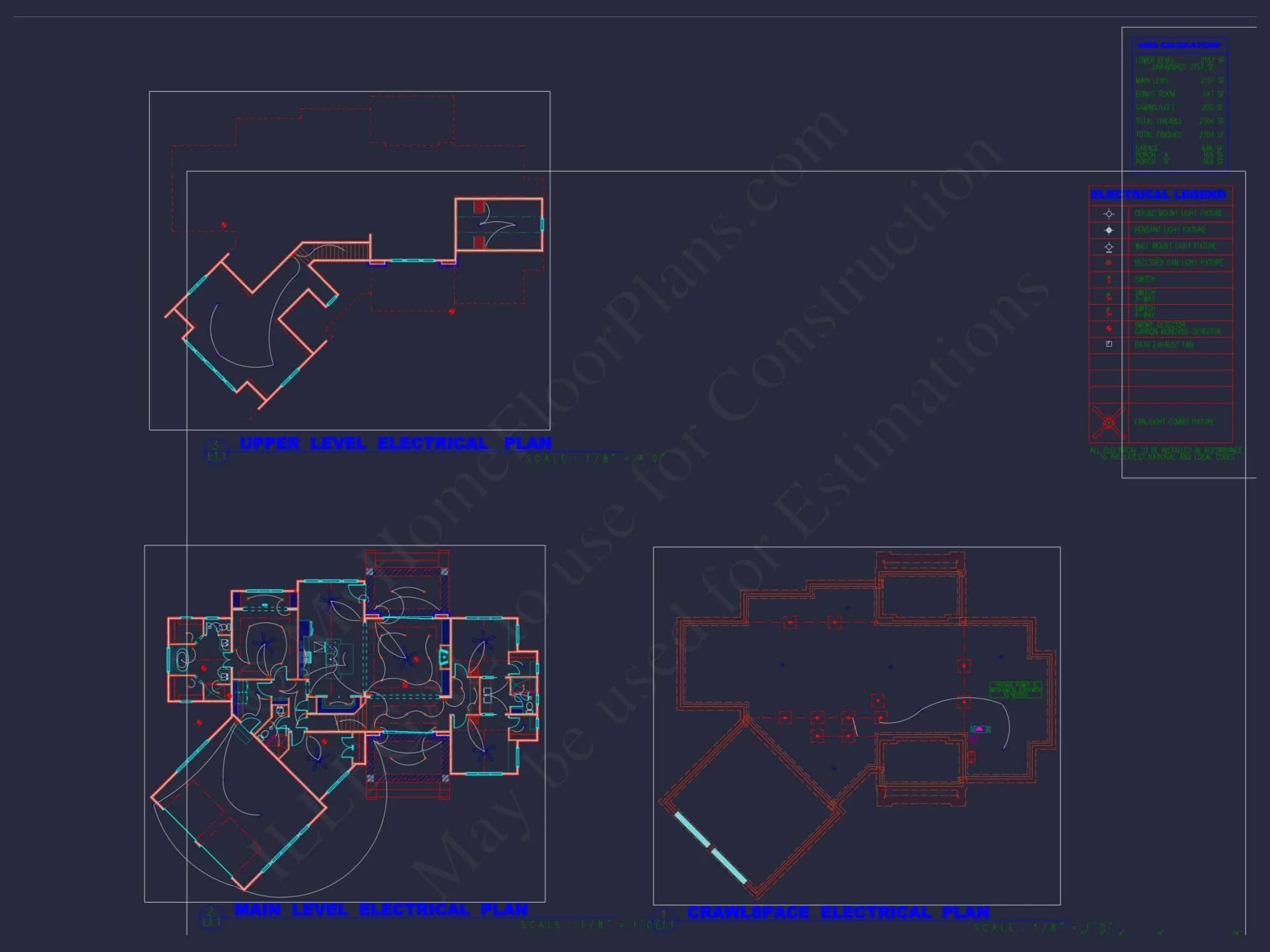 house Designs: 1.5-Story Craftsman Blueprint with Open Floor Plan