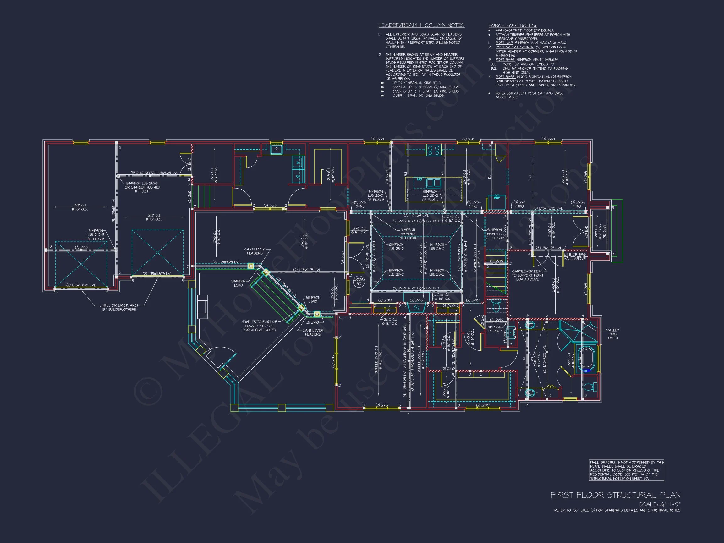 Charming 2-Story house Plan with CAD Blueprint & Open Designs