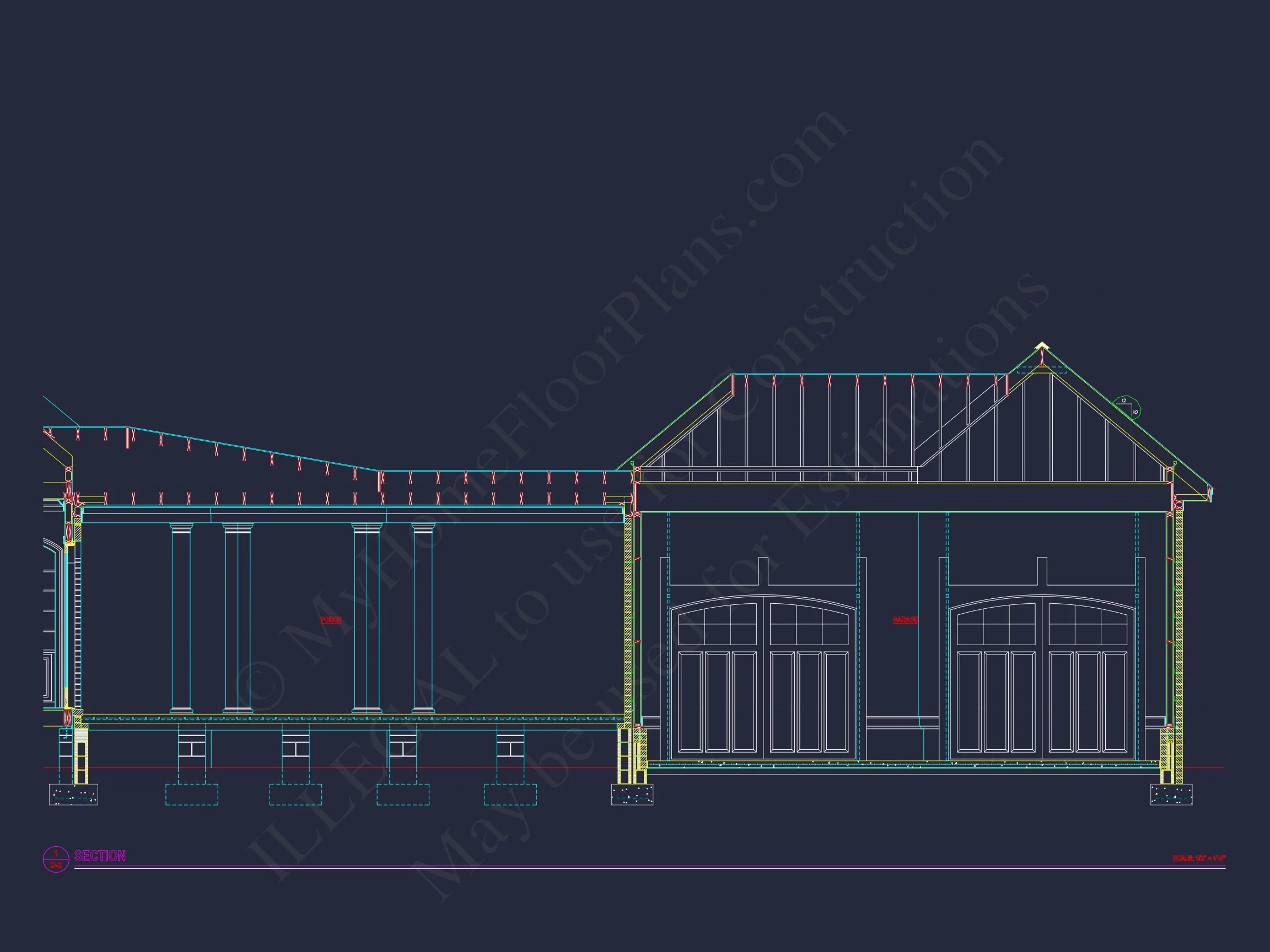 Charming 2-Story house Plan with CAD Blueprint & Open Designs