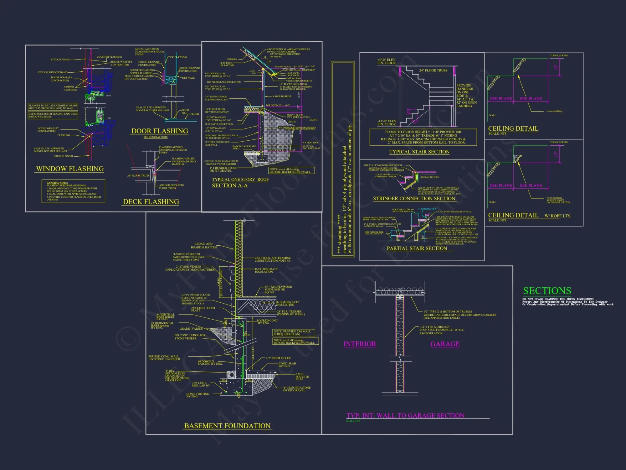 Elegant house Plan with Detailed Floor Blueprint and CAD Designs