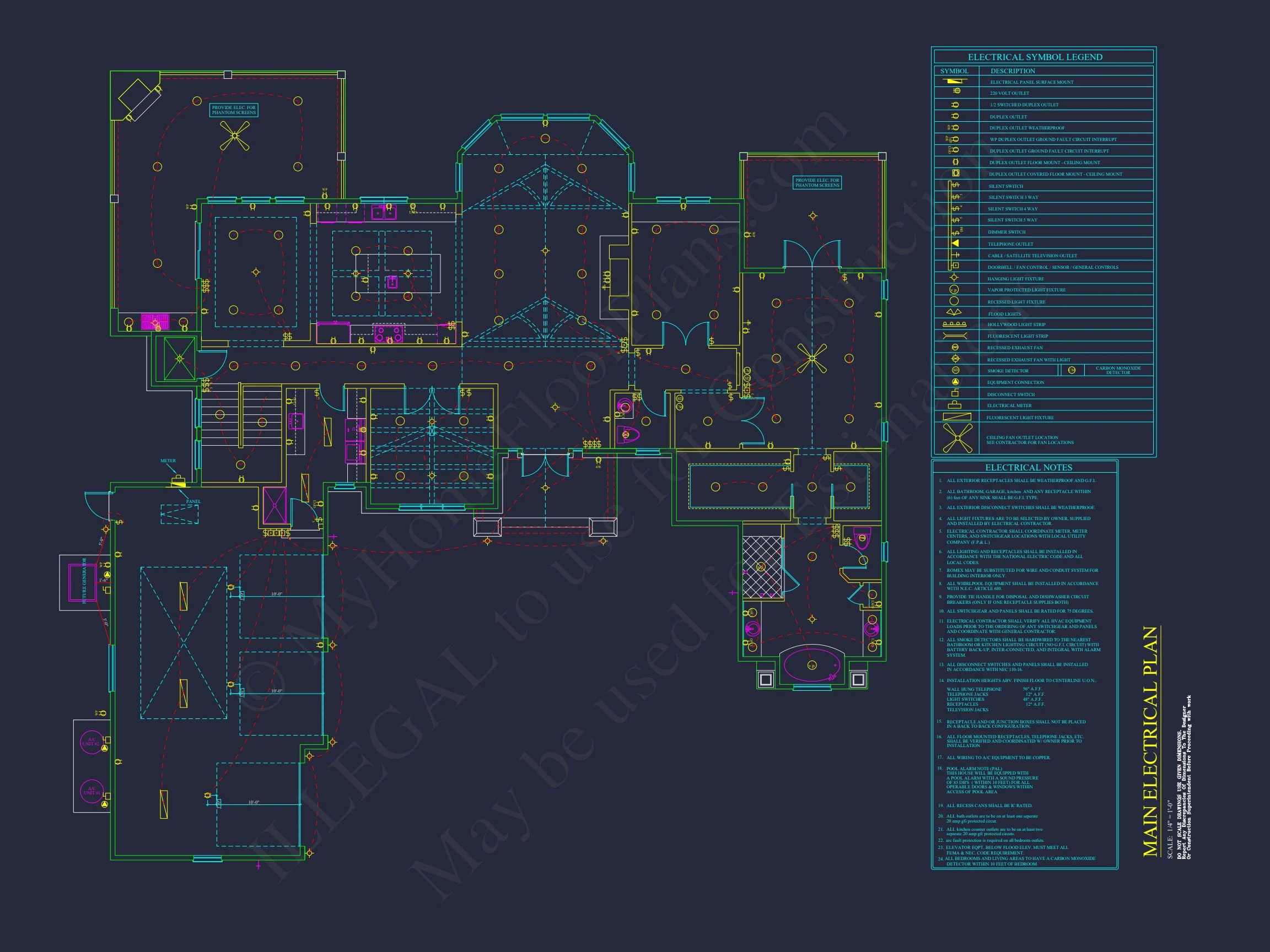 Elegant house Plan with Detailed Floor Blueprint and CAD Designs