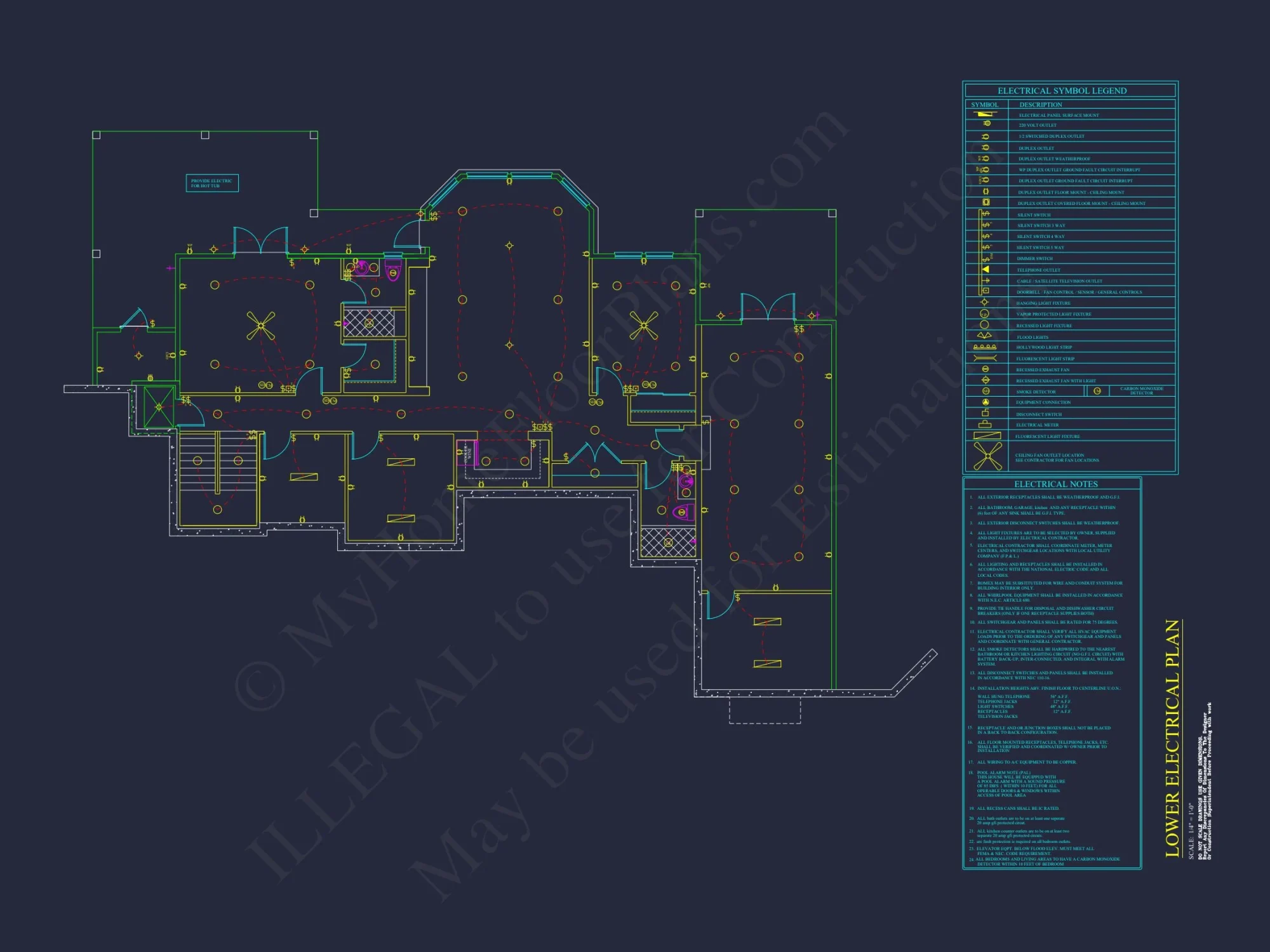Elegant house Plan with Detailed Floor Blueprint and CAD Designs