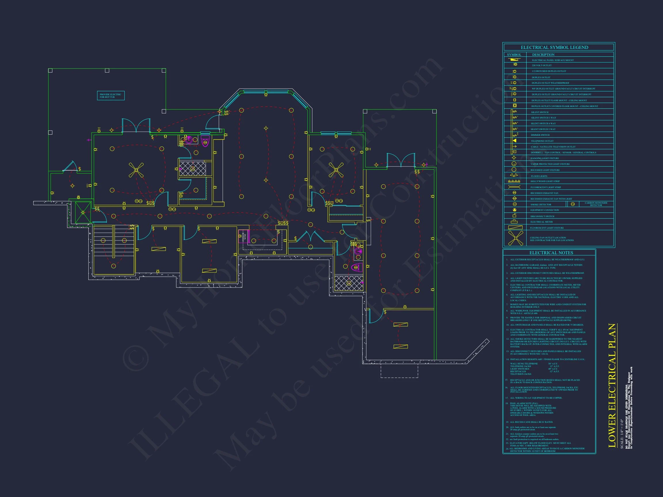 Elegant house Plan with Detailed Floor Blueprint and CAD Designs
