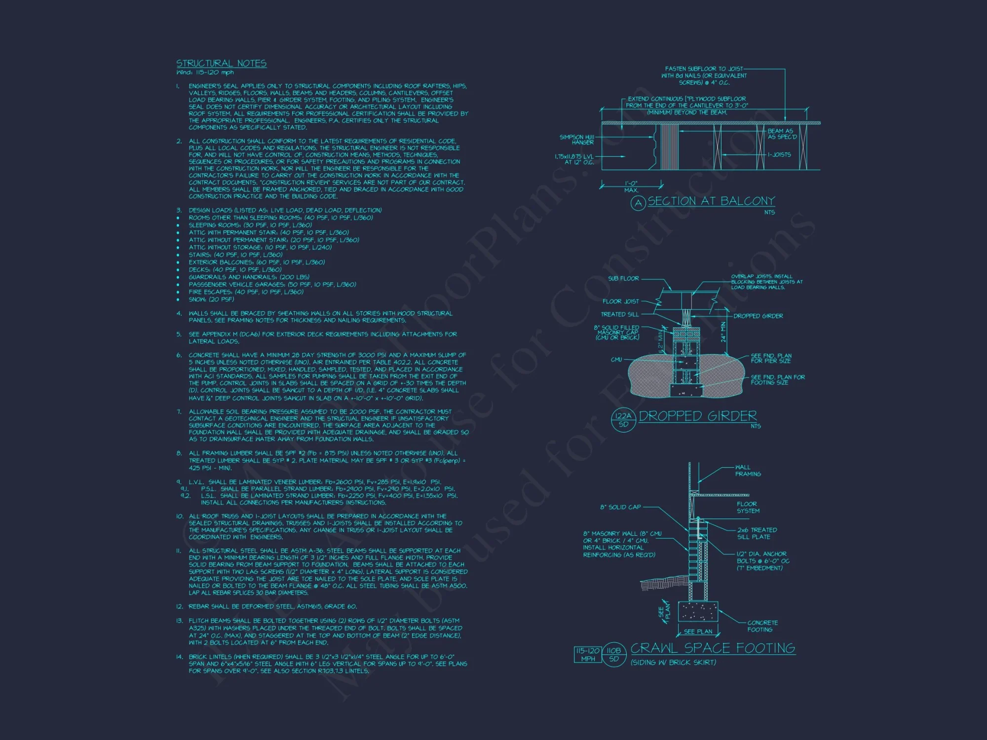 Traditional Craftsman house Plan - Detailed Floor Plan and CAD Design