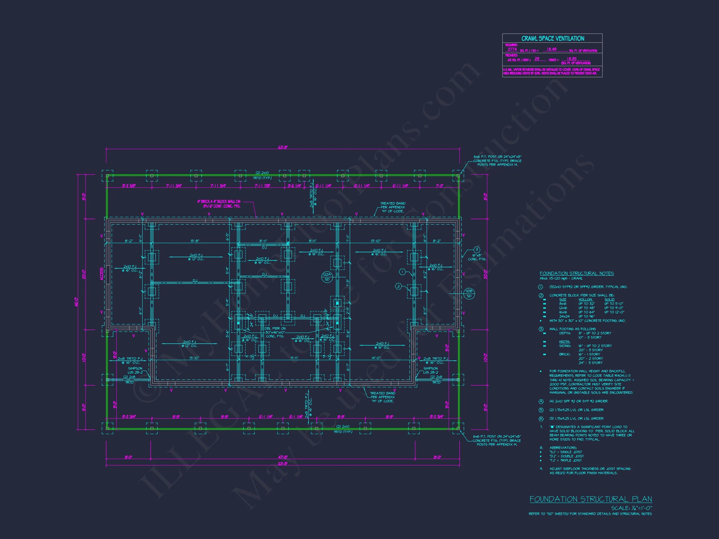 Traditional Craftsman house Plan - Detailed Floor Plan and CAD Design
