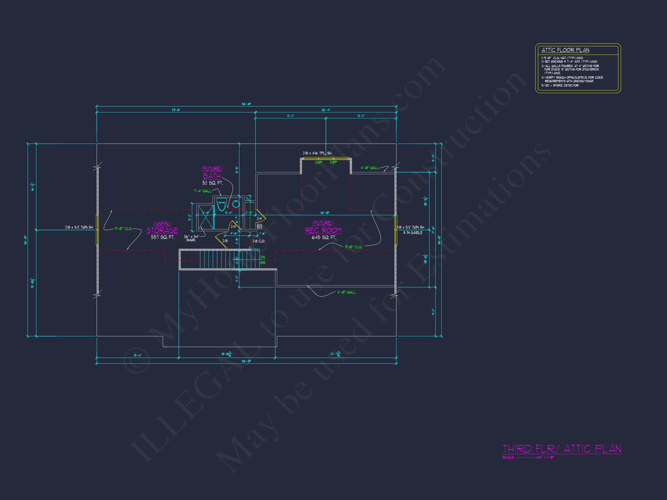 Custom house Floor Plan with Blueprint & CAD Designs