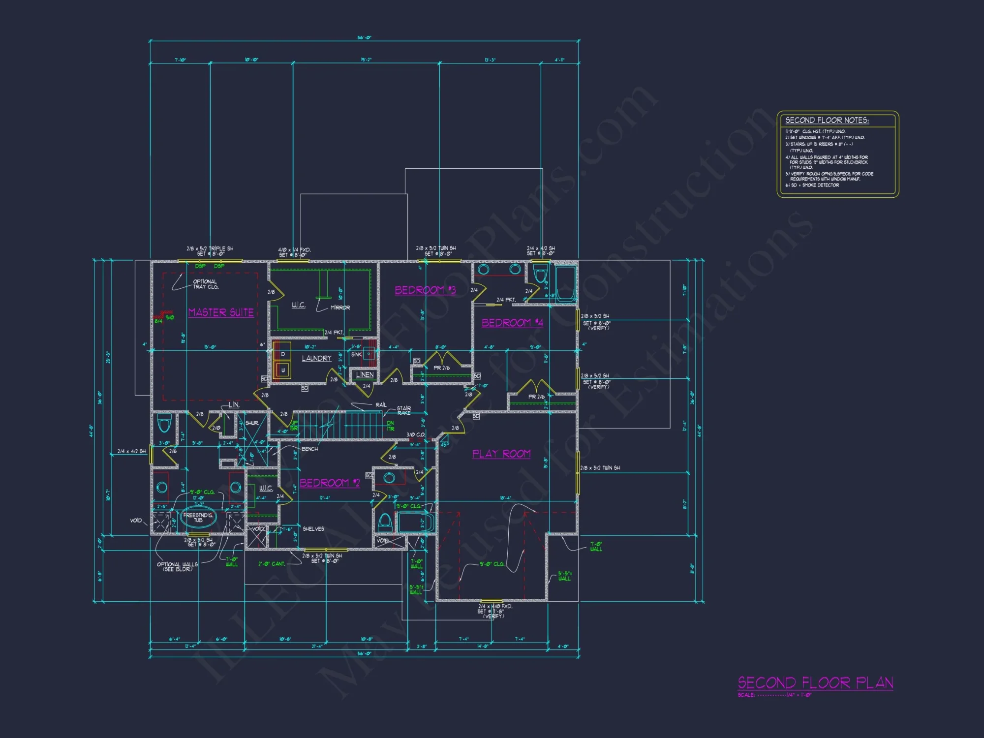 Custom house Floor Plan with Blueprint & CAD Designs