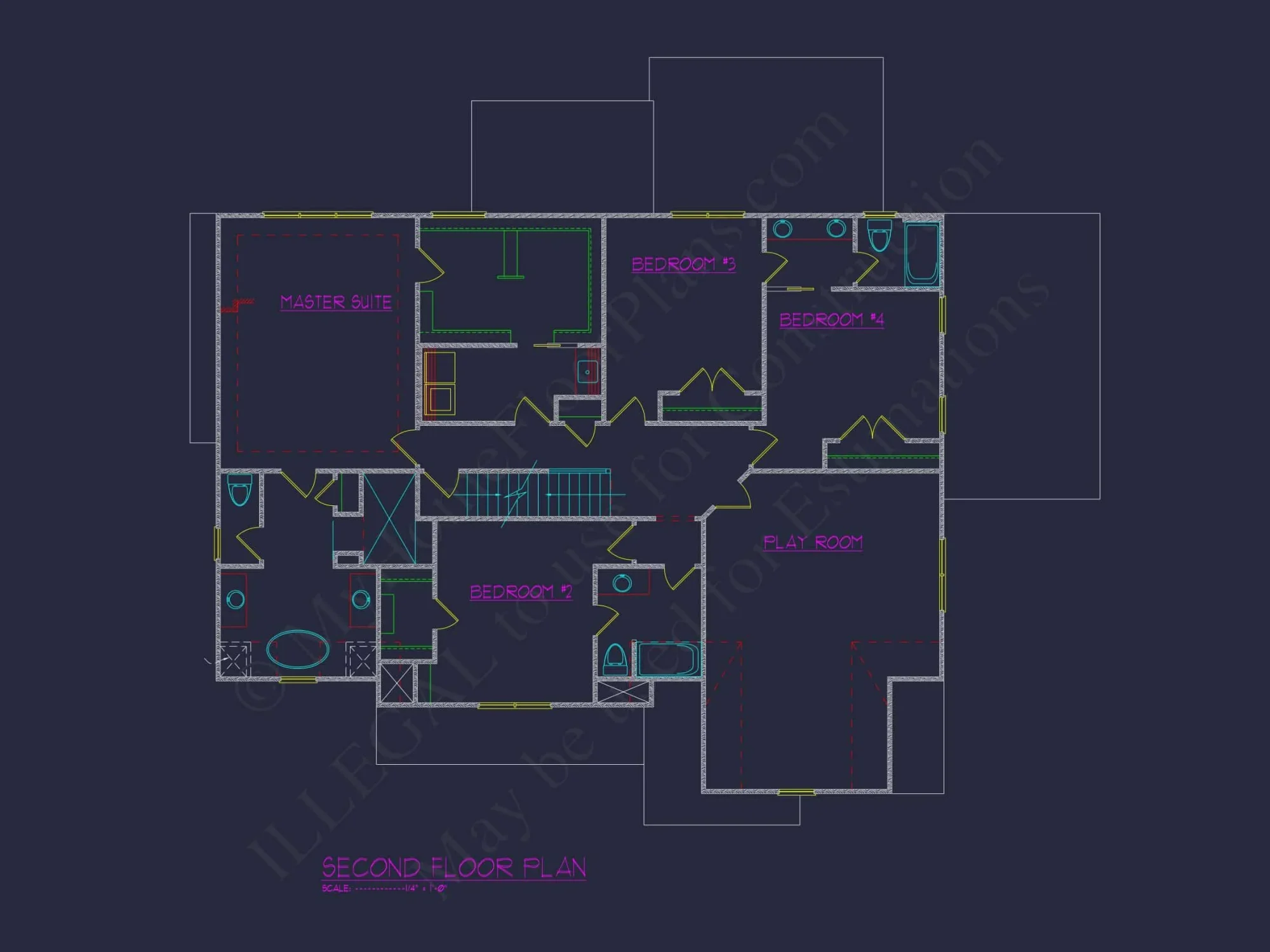 Custom house Floor Plan with Blueprint & CAD Designs