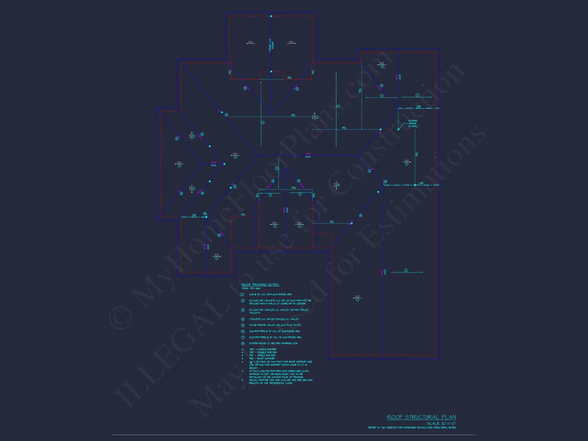 Spacious house Plan with Floor Plan & CAD Architecture Designs