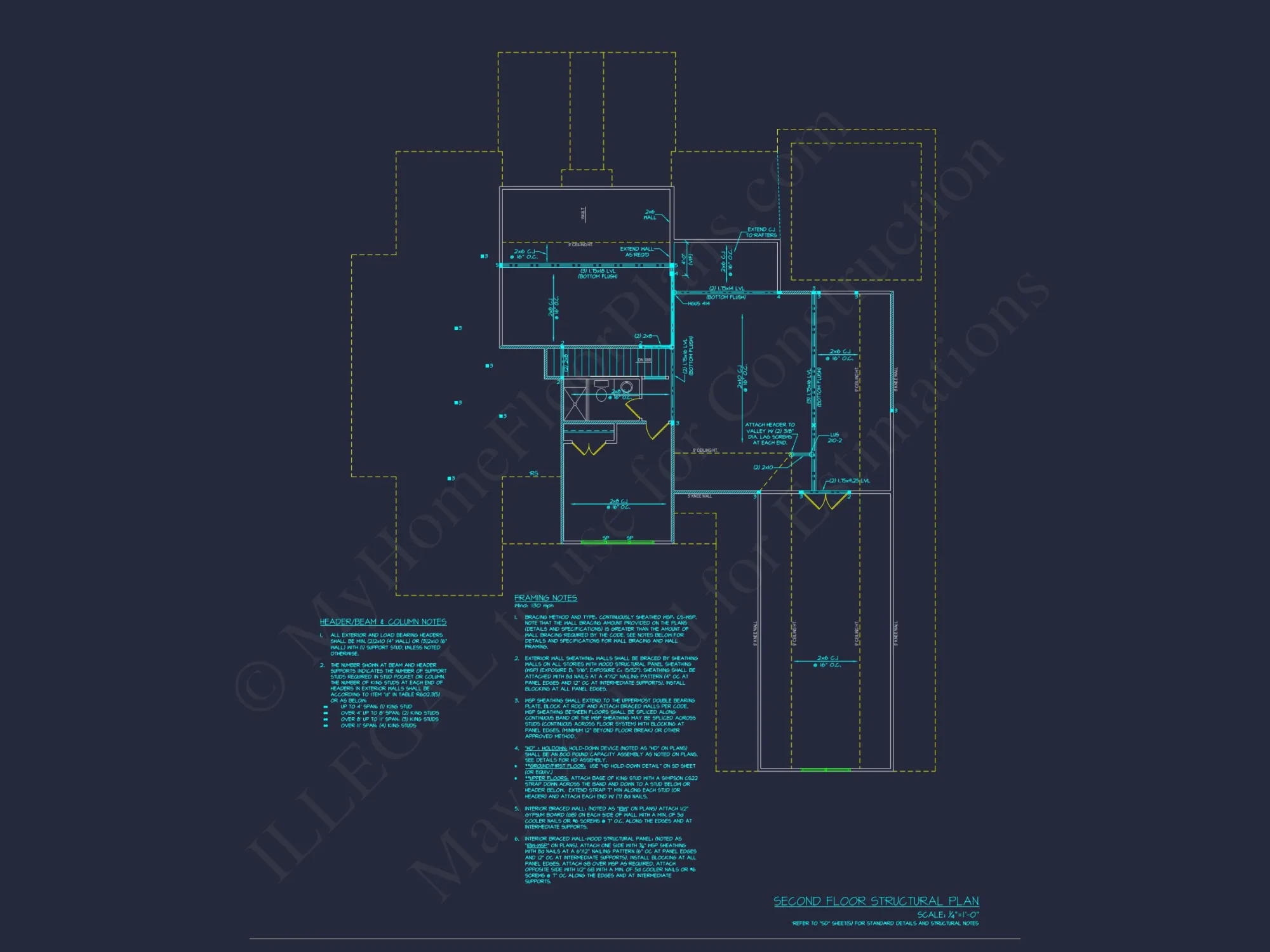 Spacious house Plan with Floor Plan & CAD Architecture Designs