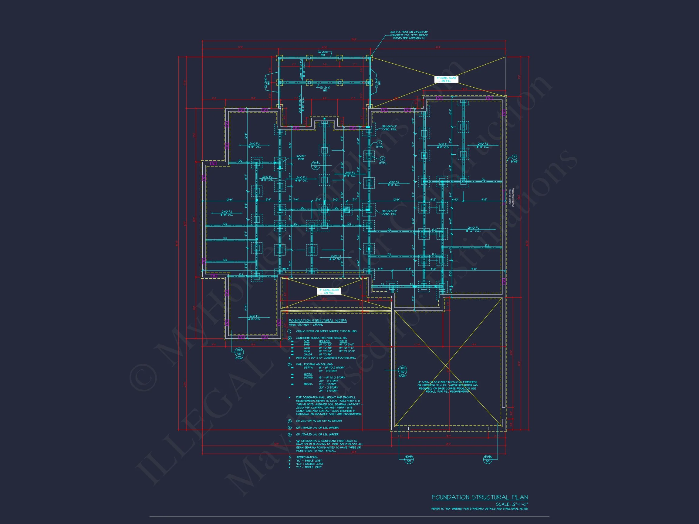Spacious house Plan with Floor Plan & CAD Architecture Designs