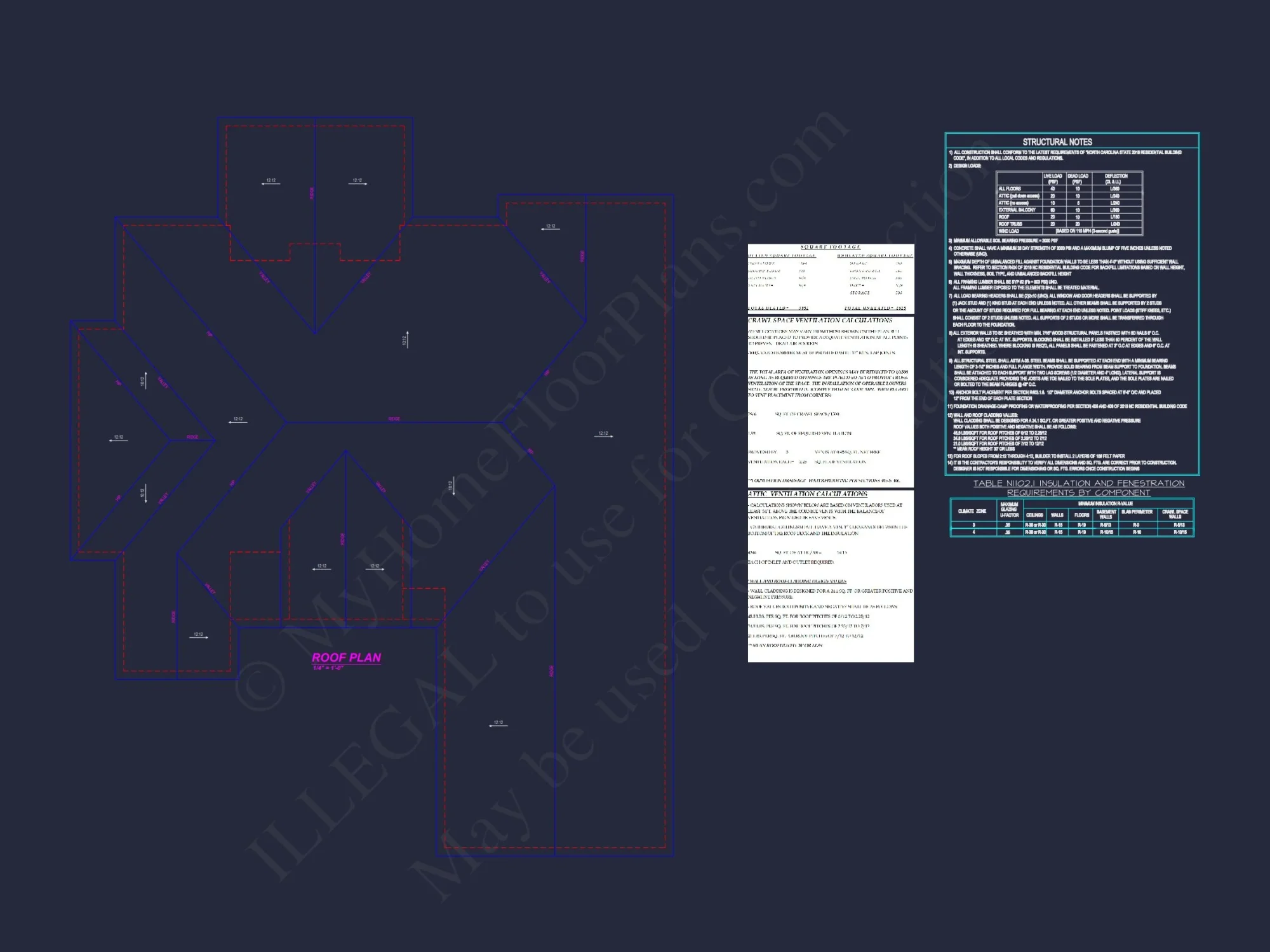 Spacious house Plan with Floor Plan & CAD Architecture Designs