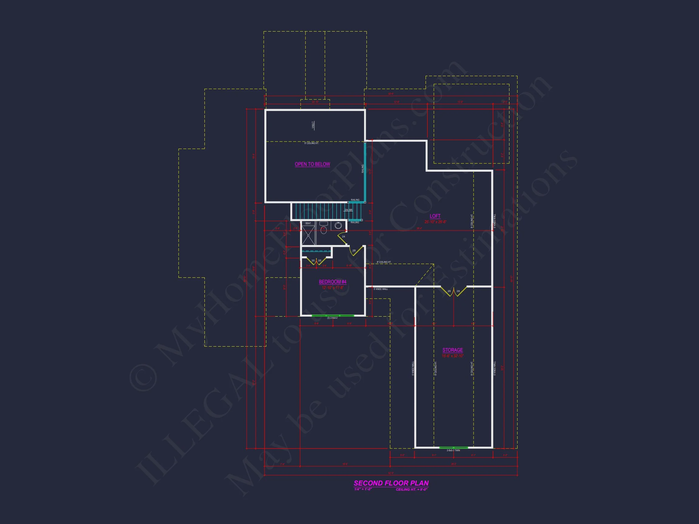 Spacious house Plan with Floor Plan & CAD Architecture Designs