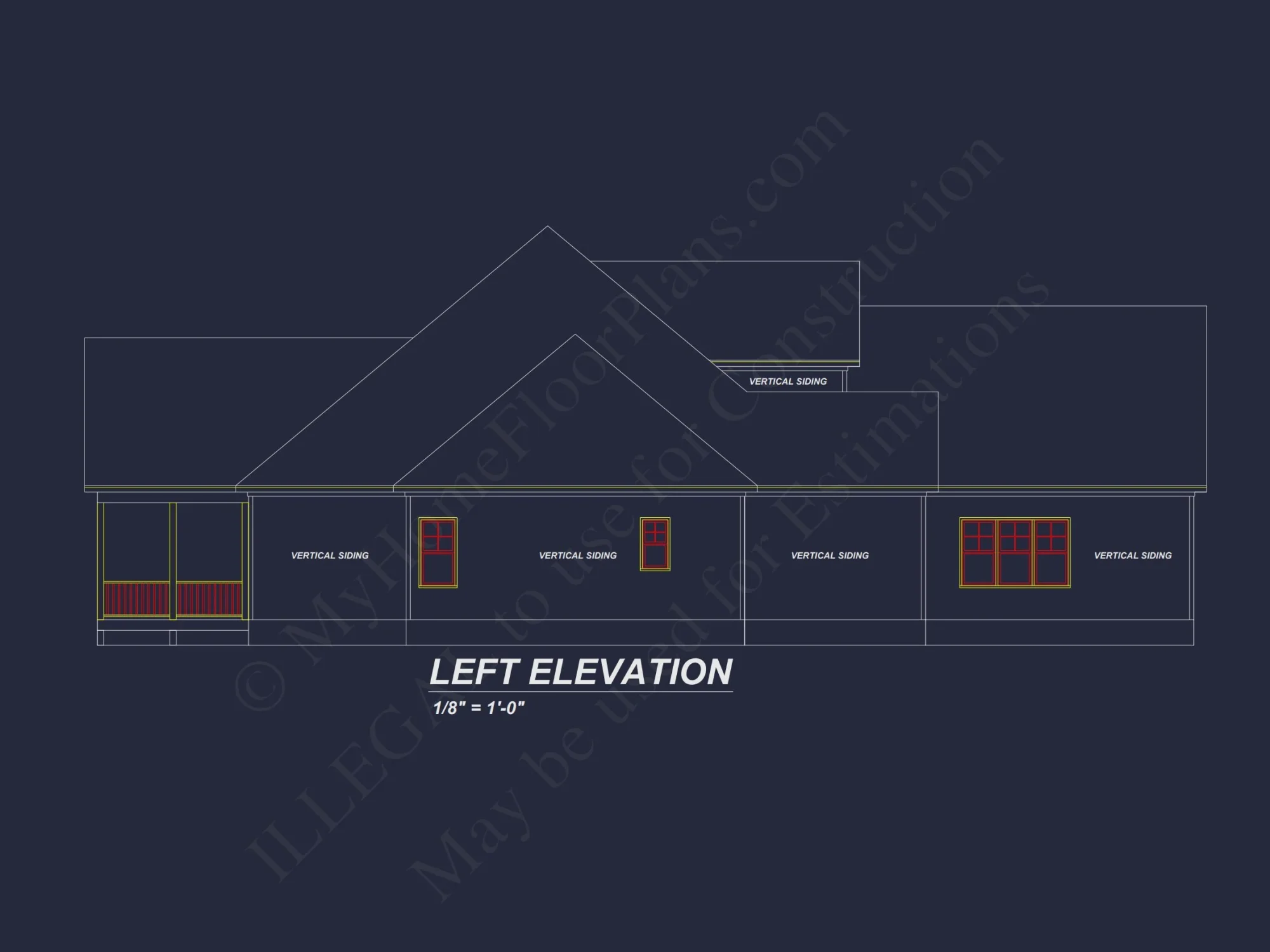 Spacious house Plan with Floor Plan & CAD Architecture Designs