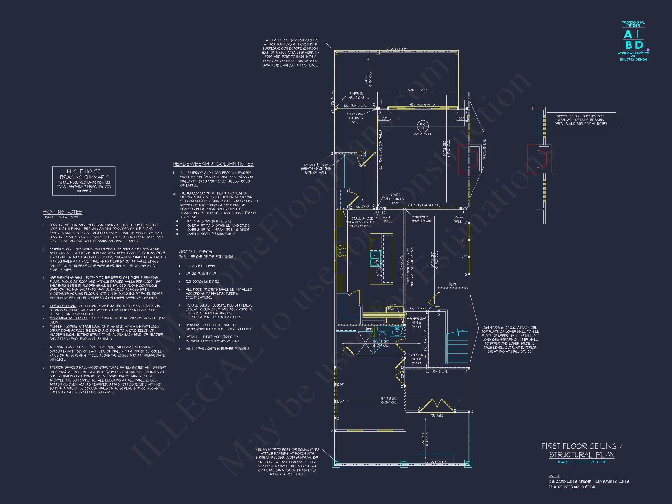 19-1745 HOUSE PLAN - Modern Craftsman House Plan with 2 Floors and Unique Features 9 Modern Craftsman house Plan with 2 Floors and Unique Features