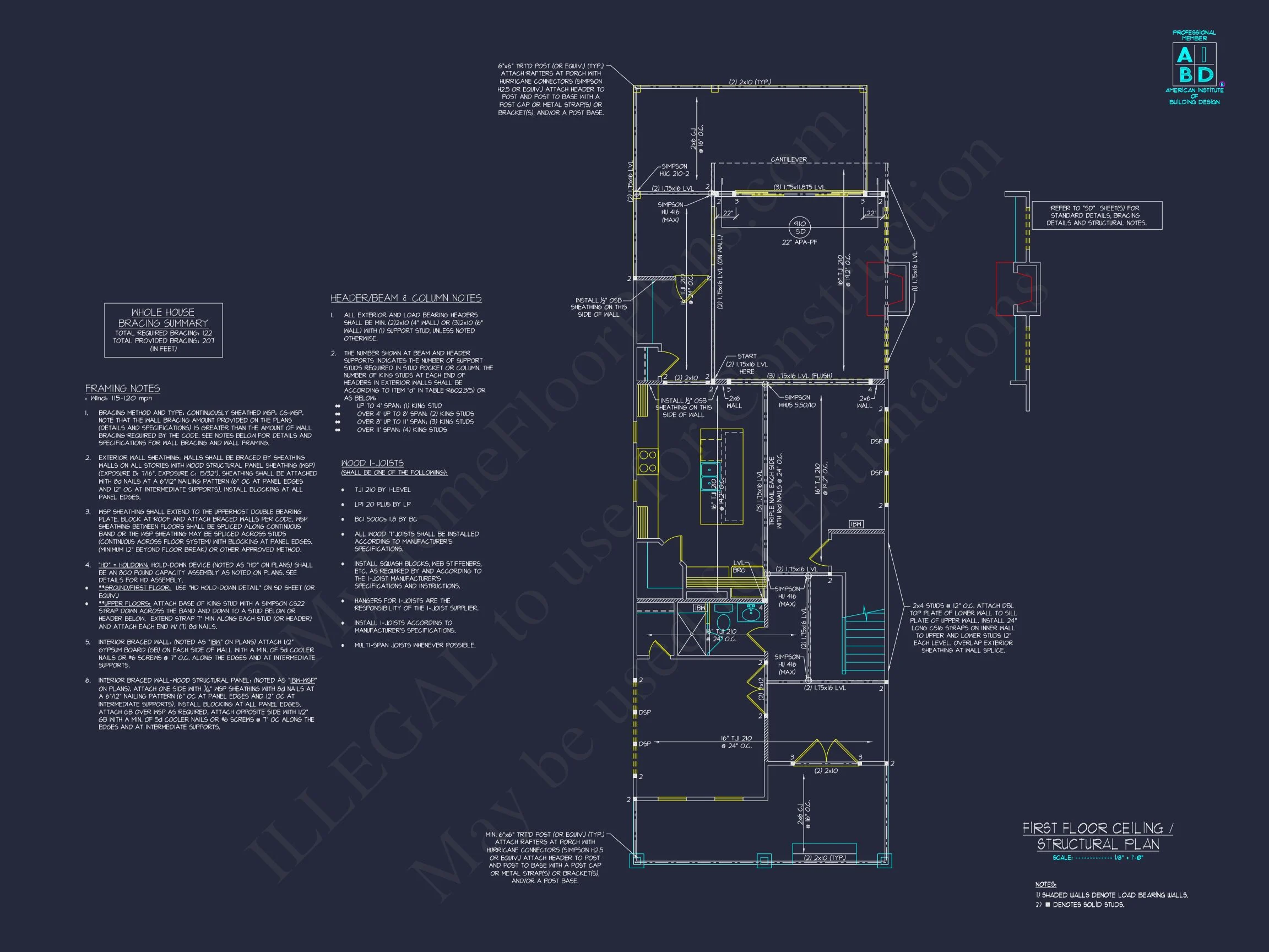 19-1745 HOUSE PLAN - Modern Craftsman House Plan with 2 Floors and Unique Features 8 Modern Craftsman house Plan with 2 Floors and Unique Features