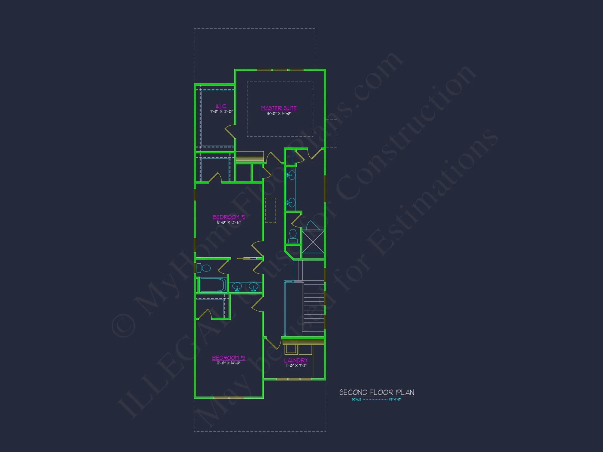 Modern Craftsman house Plan with 2 Floors and Unique Features