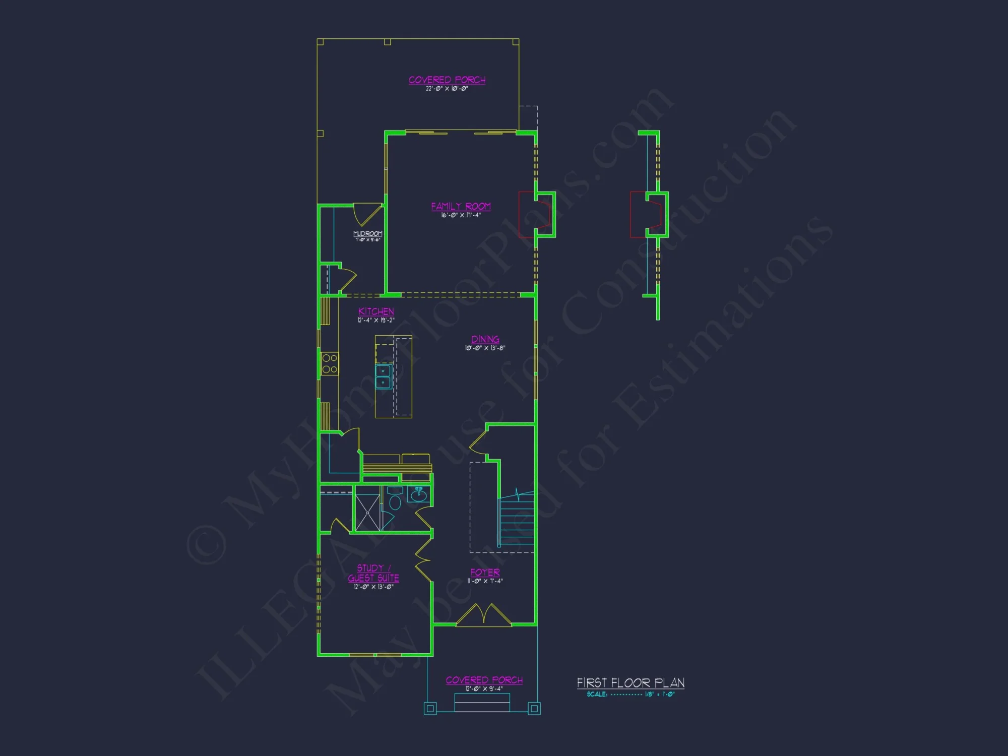 2-Story house Plan with Spacious Layout and Craftsman Designs