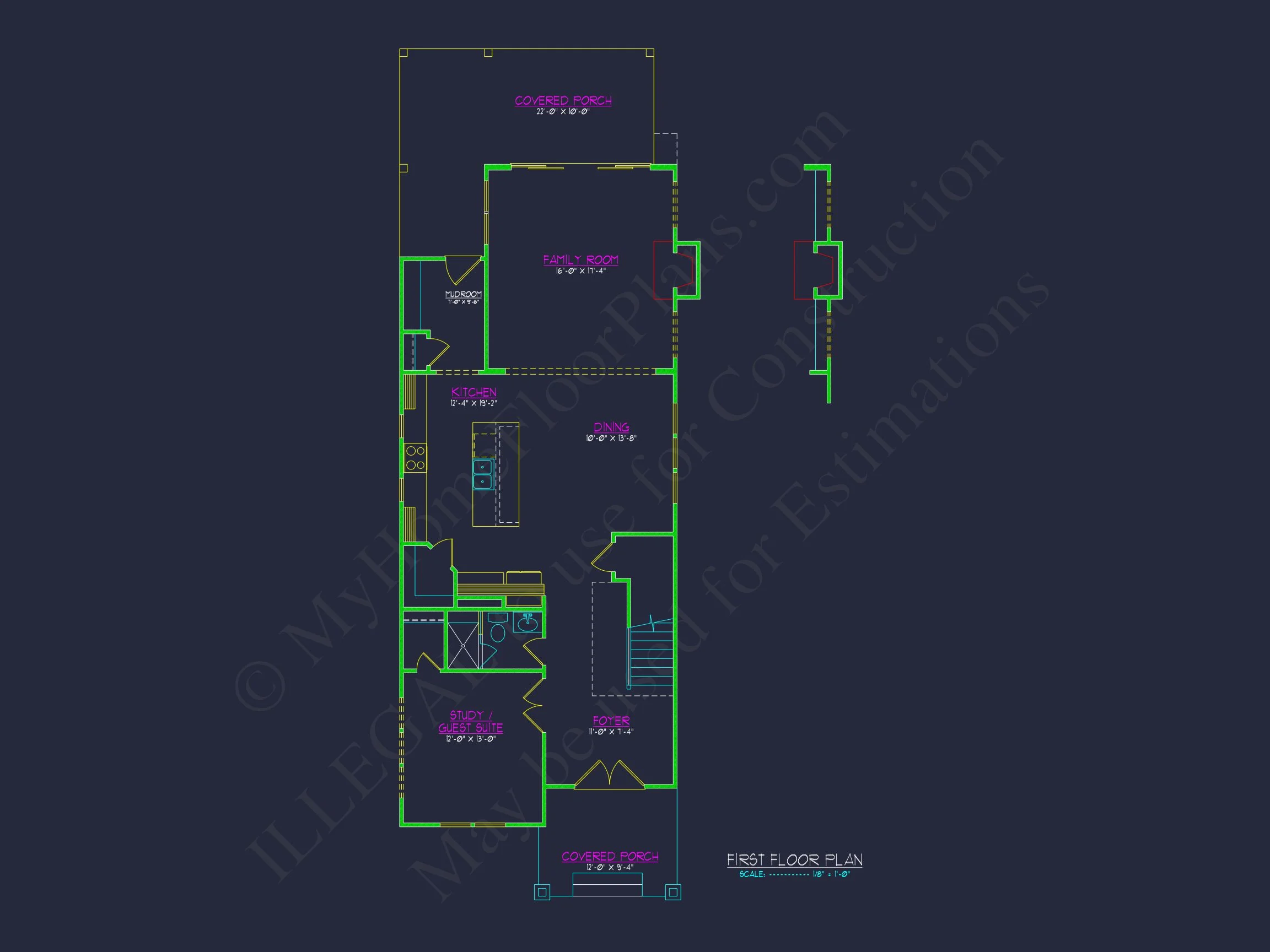 2-Story house Plan with Spacious Layout and Craftsman Designs