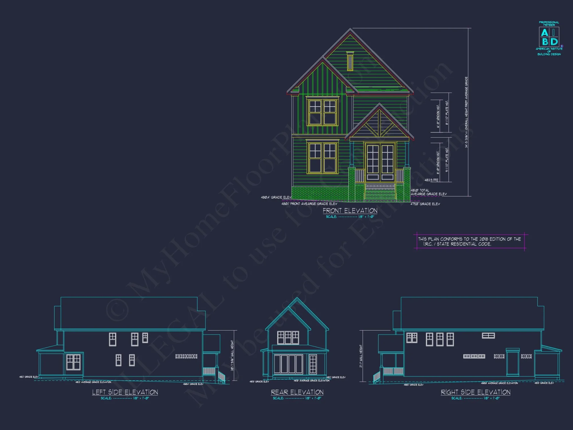 2-Story house Plan with Spacious Layout and Craftsman Designs