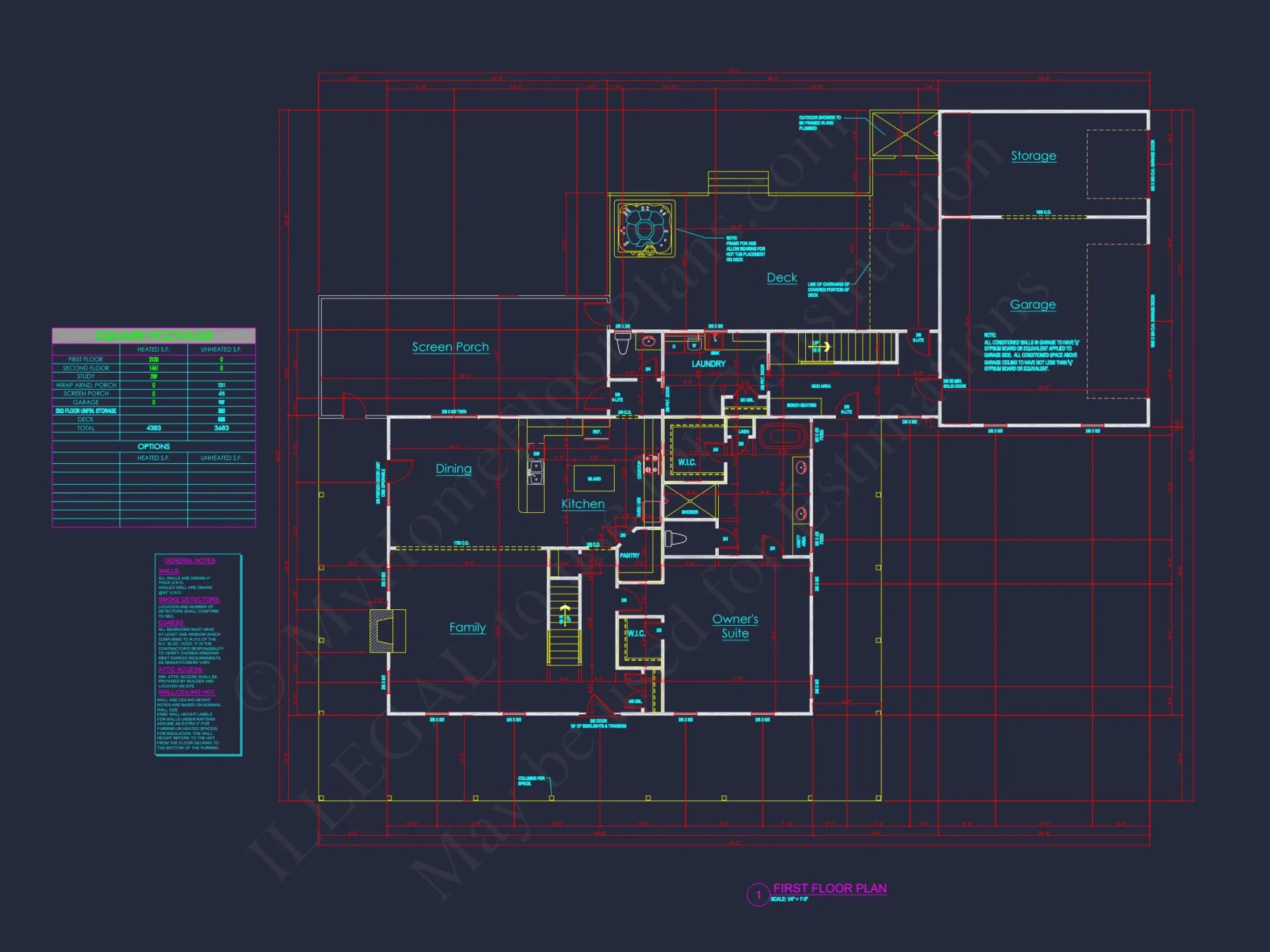 Traditional house Plan with 2 Floors, 3 Bedrooms, and CAD Designs