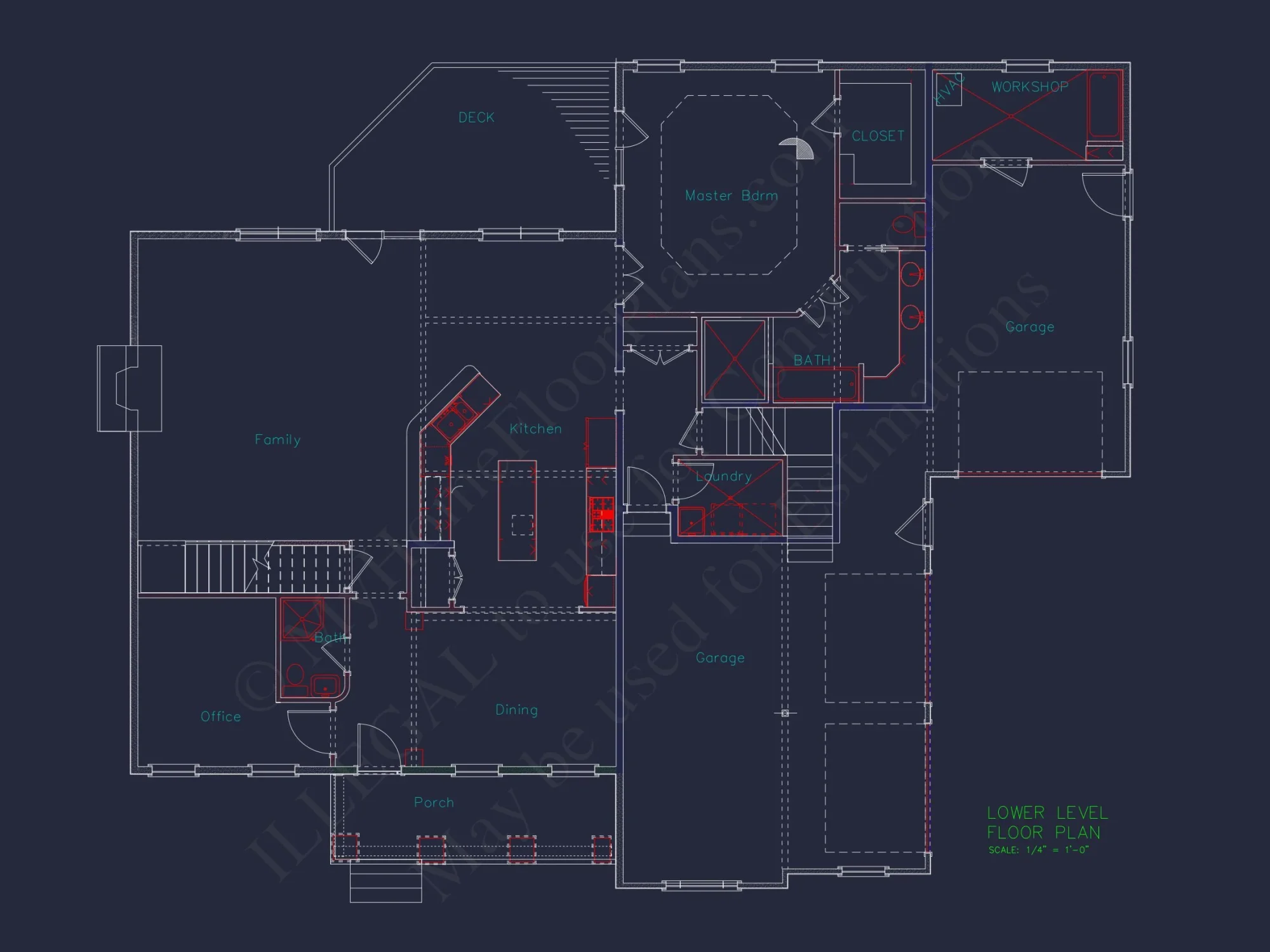 Beautiful Craftsman Floor Plan with Bonus Room and Workshop