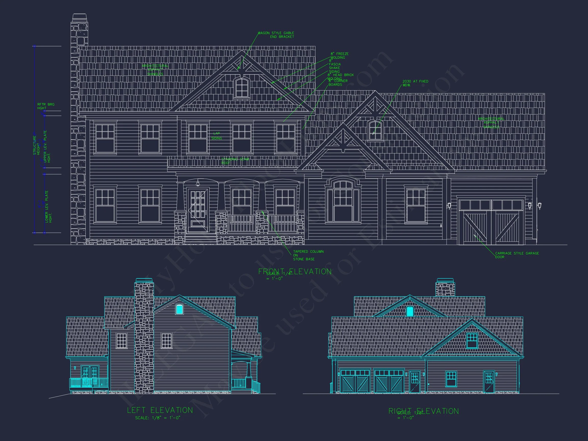 19-1680 HOUSE PLAN - Beautiful Craftsman Floor Plan with Bonus Room and Workshop 2 Beautiful Craftsman Floor Plan with Bonus Room and Workshop