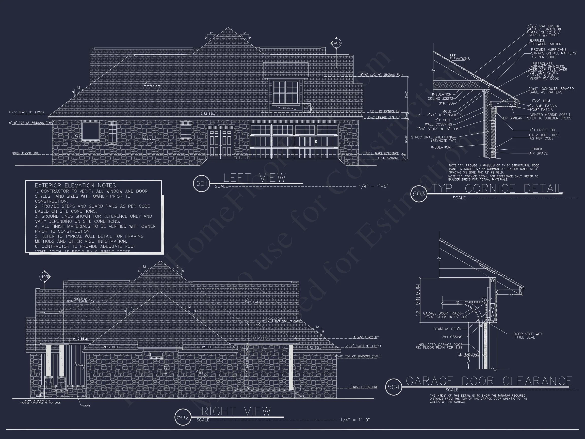 Traditional Craftsman house Plan with Bonus Room and Vaulted Ceilings