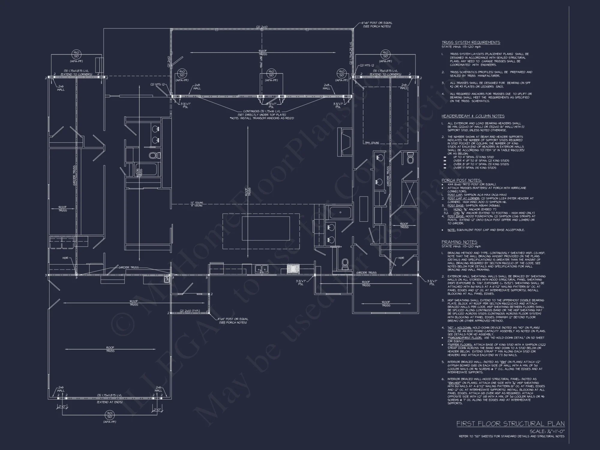 Beautiful house Plan with 1-Story Layout, CAD Designs & Features