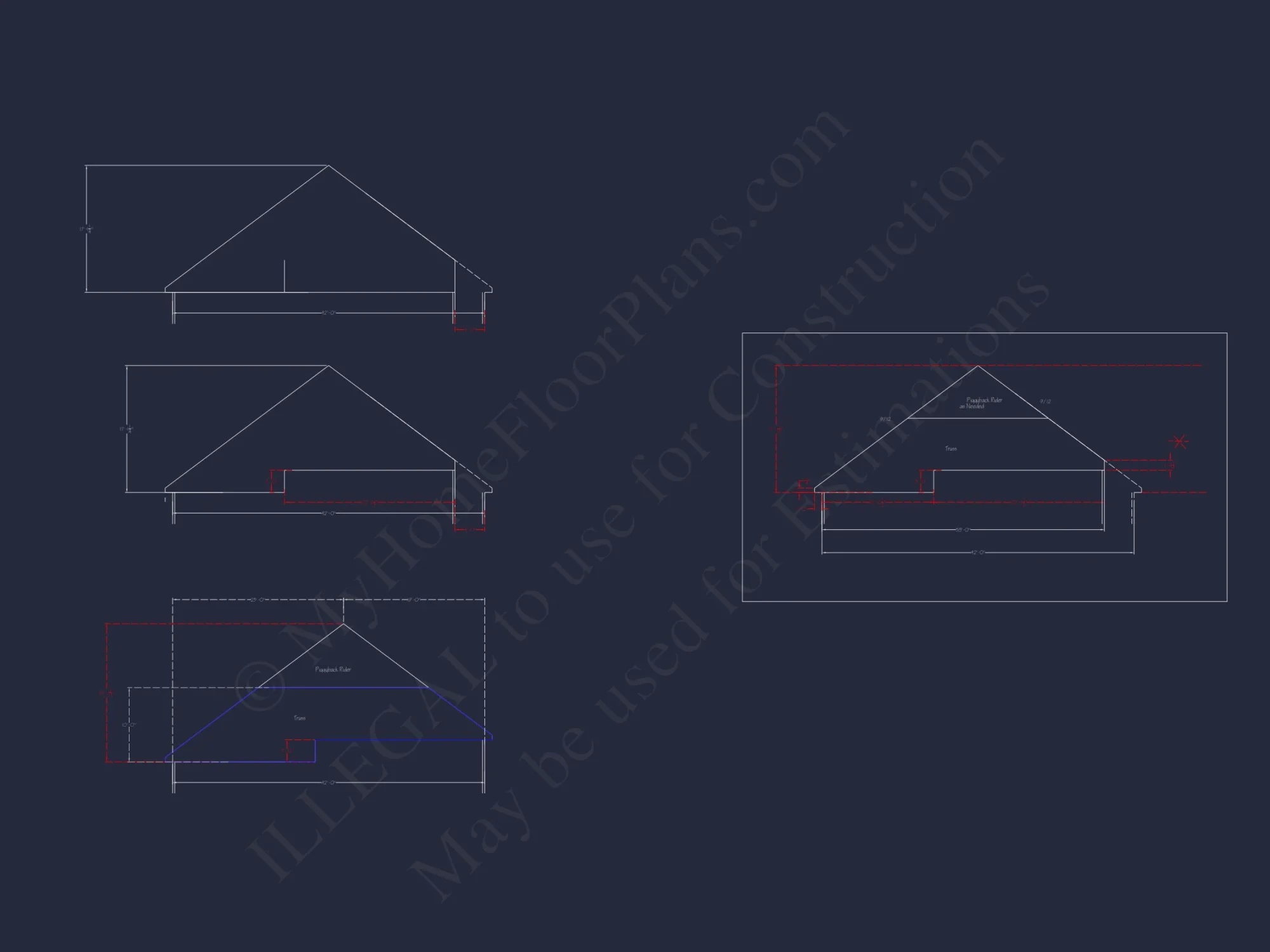 Beautiful house Plan with 1-Story Layout, CAD Designs & Features
