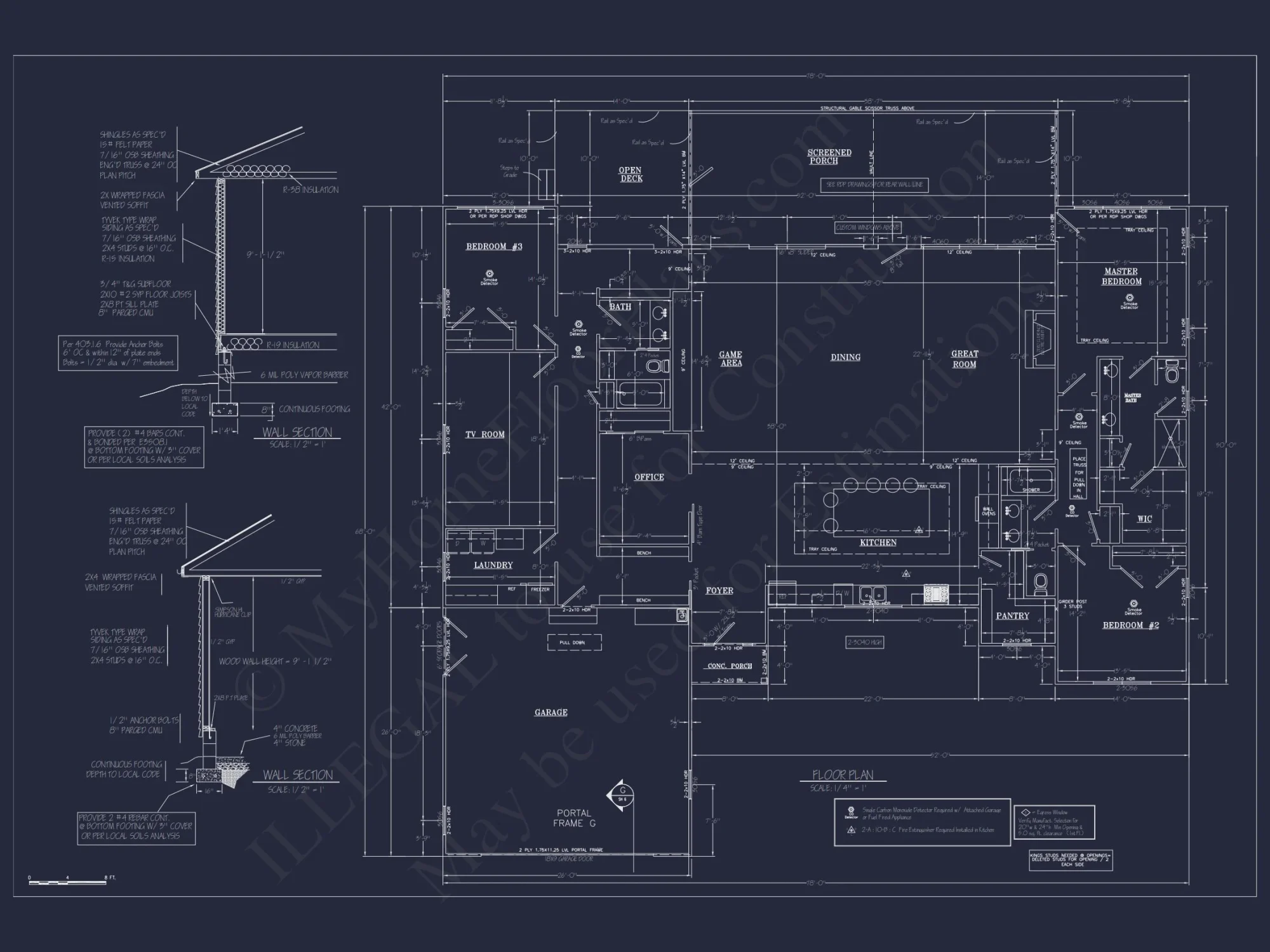 Beautiful house Plan with 1-Story Layout, CAD Designs & Features